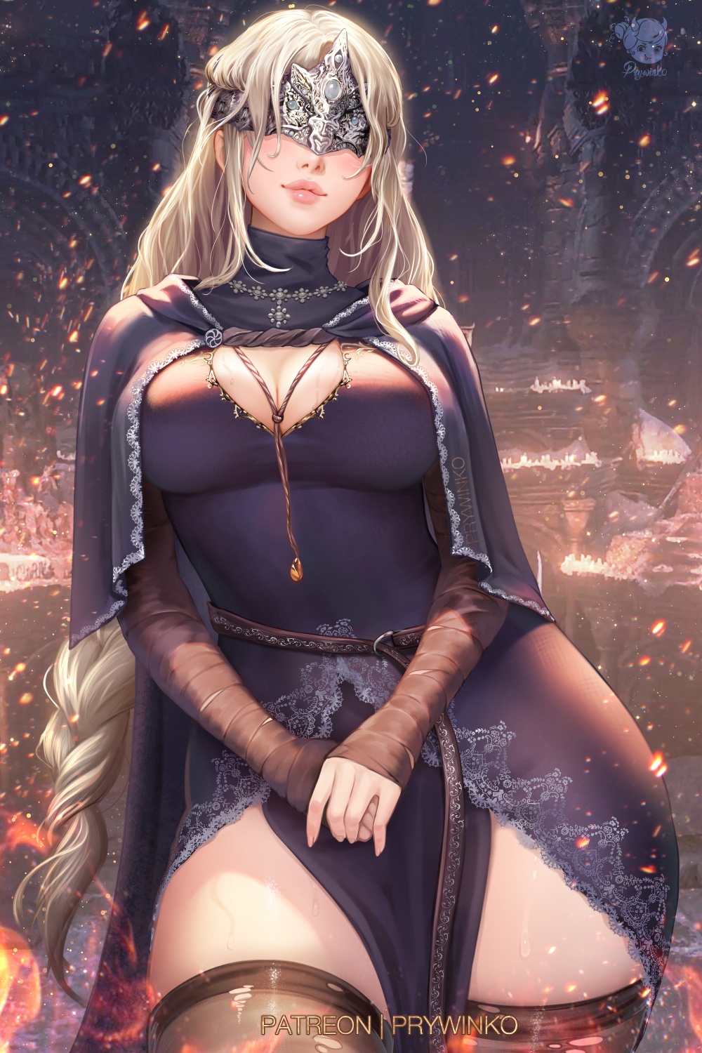 Fire Keeper Artwork by Prywinko