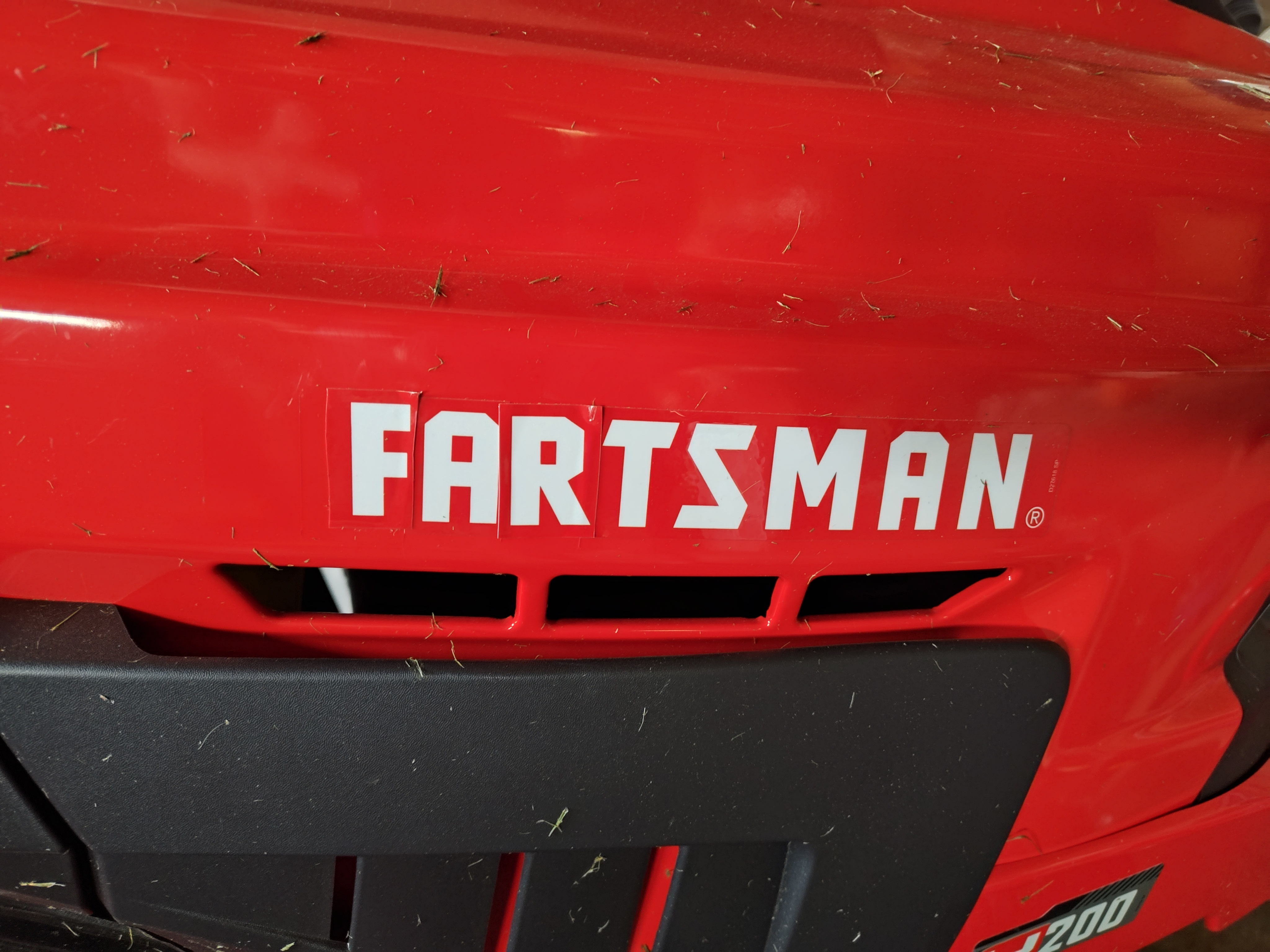 Check Out This Sticker I Created After Riding My Mower