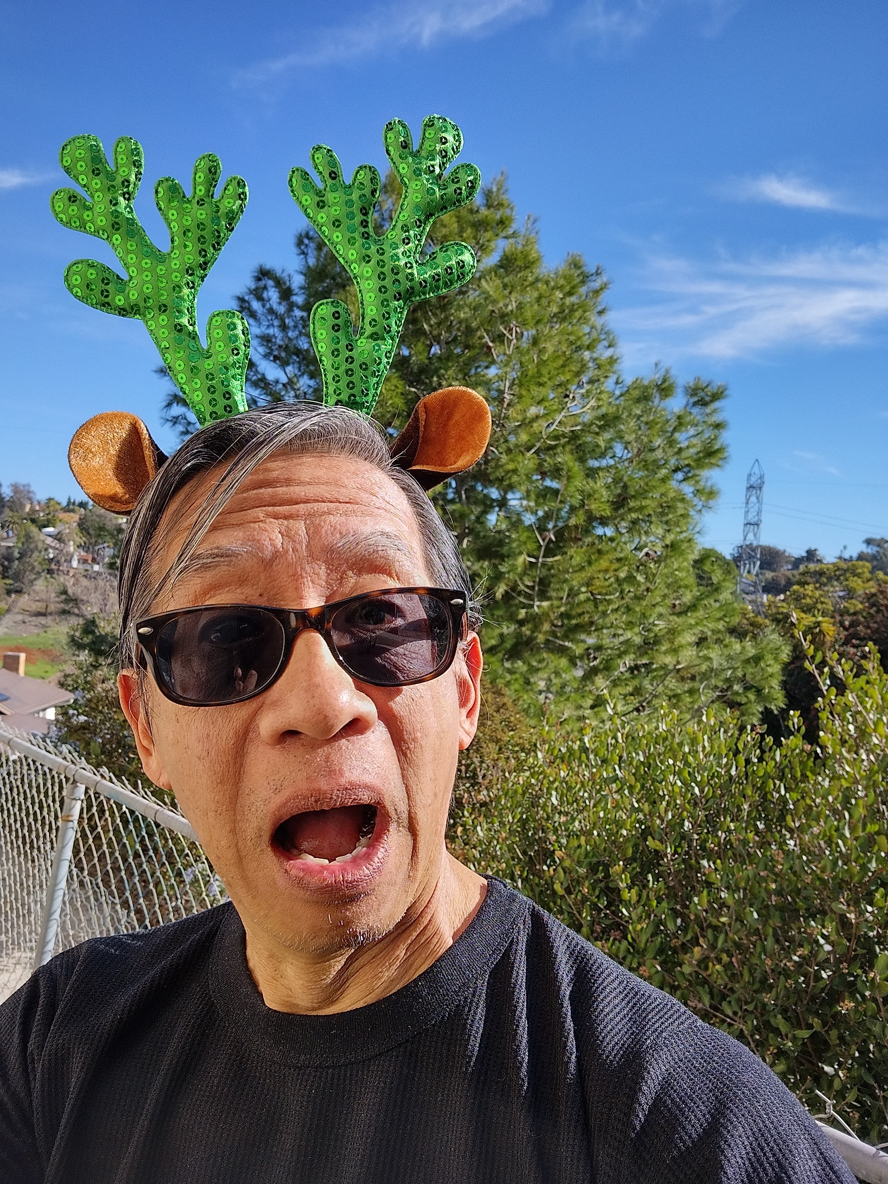 I wasn't planning on sharing a selfie, but I thought, why not?