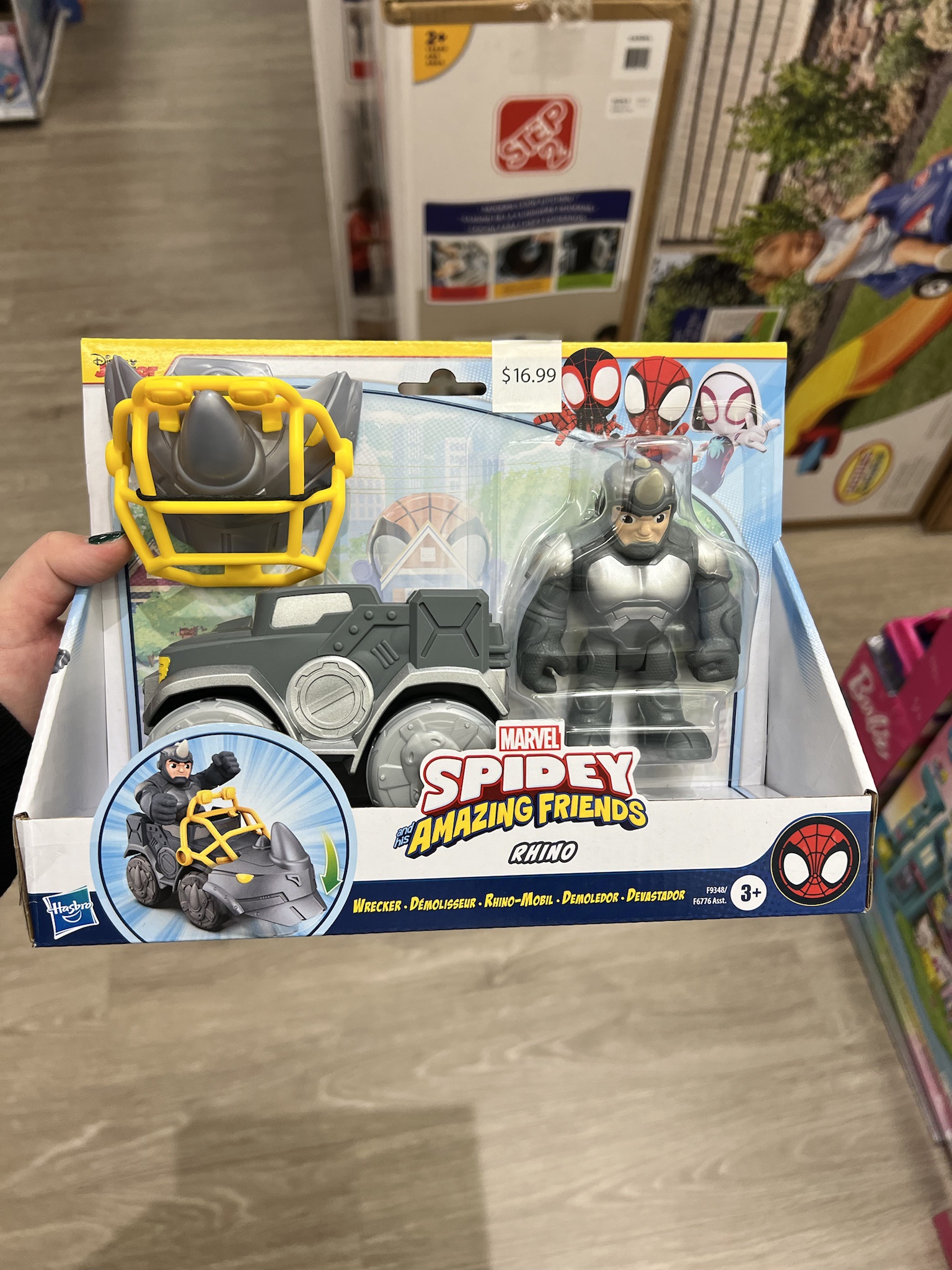 Spotted: Hasbro Rhino toy from 'Spidey and His Amazing Friends' at Kohl's!