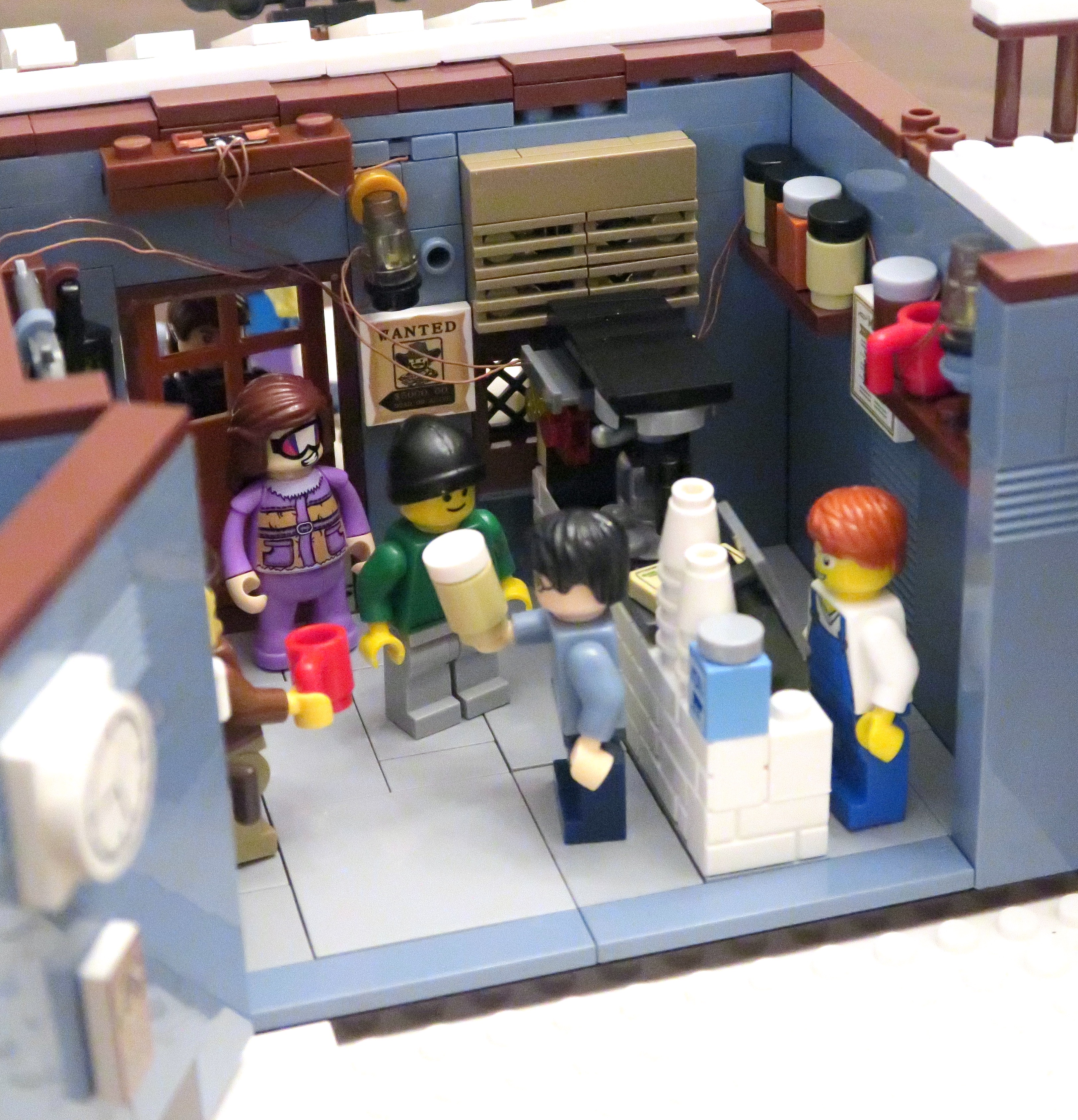 A charming Lego-style Western coffee shop that’s a must-see!