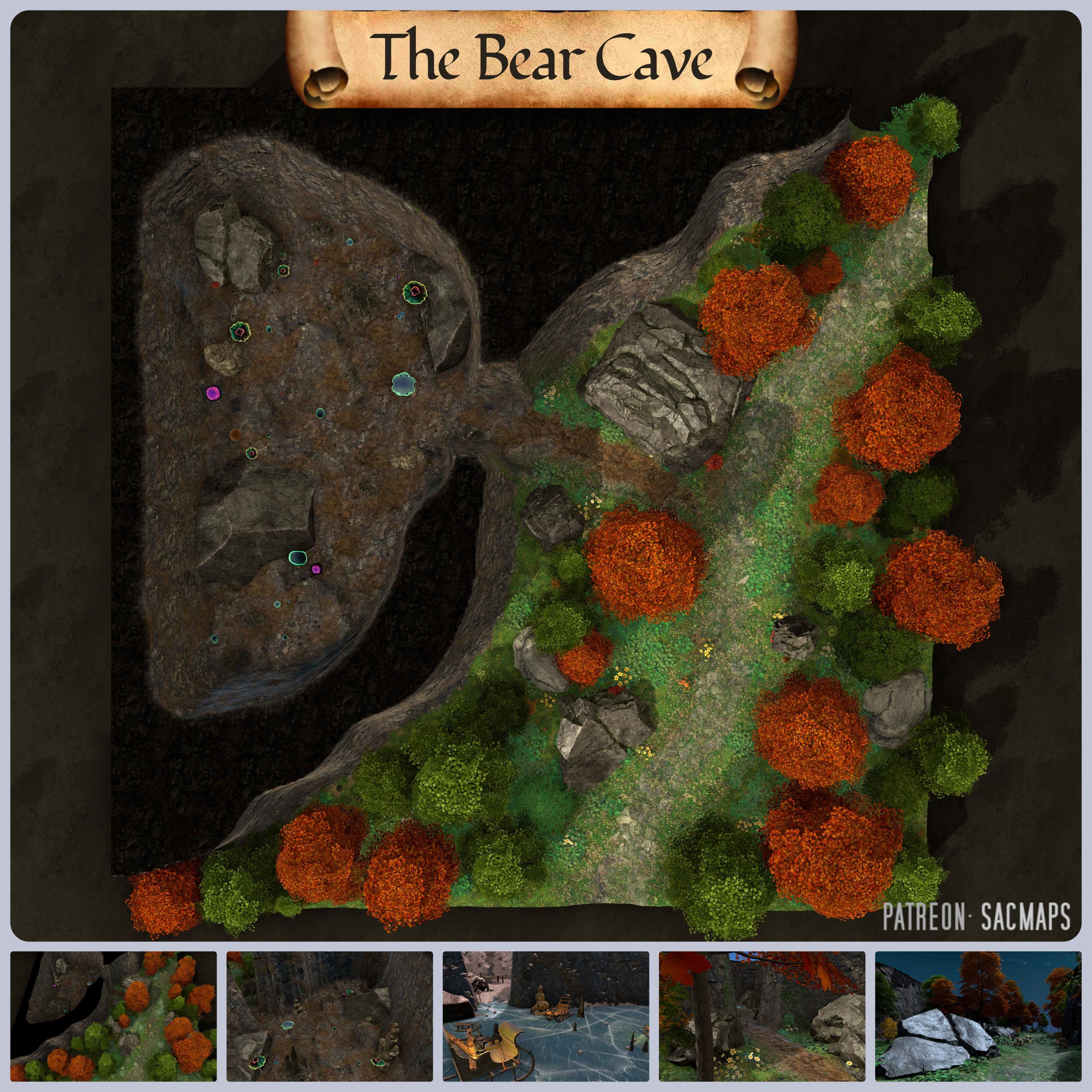 Explore The Bear Cave: Your Free DnD and TTRPG Map Hub