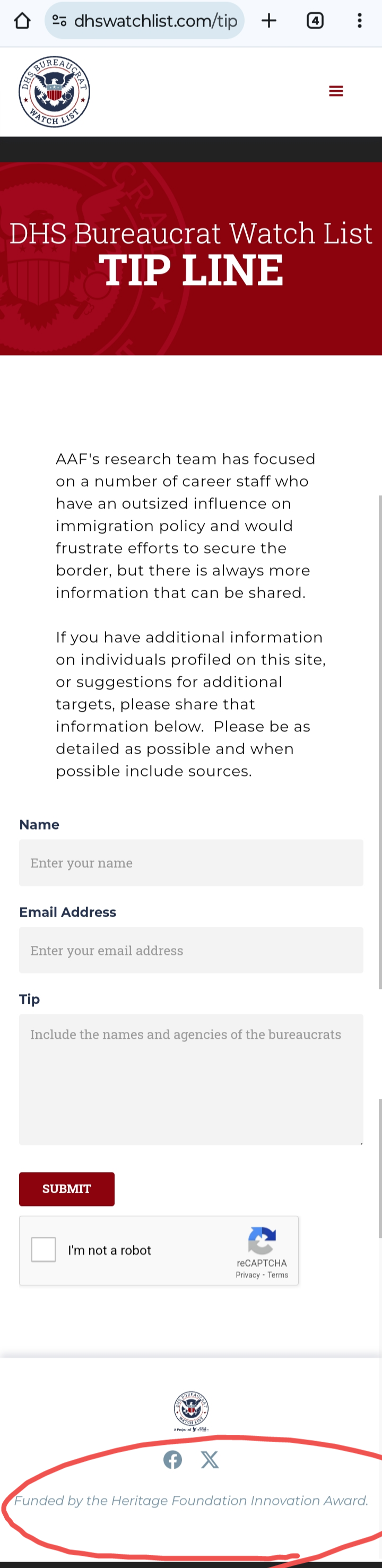 Breaking News: New Tipline from the Heritage Foundation Just Dropped!