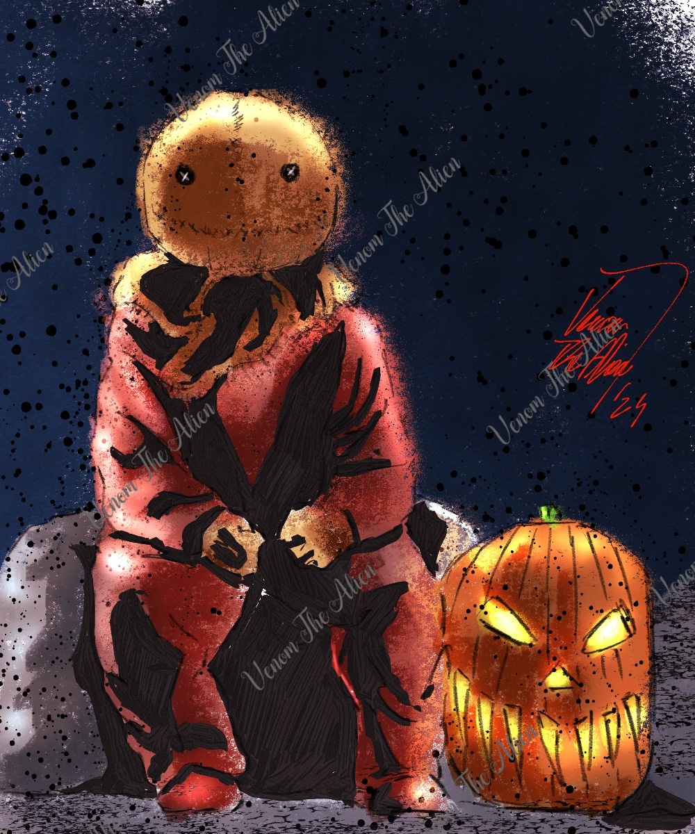 Sam's Spooktacular Speedpaint: Happy Halloween!