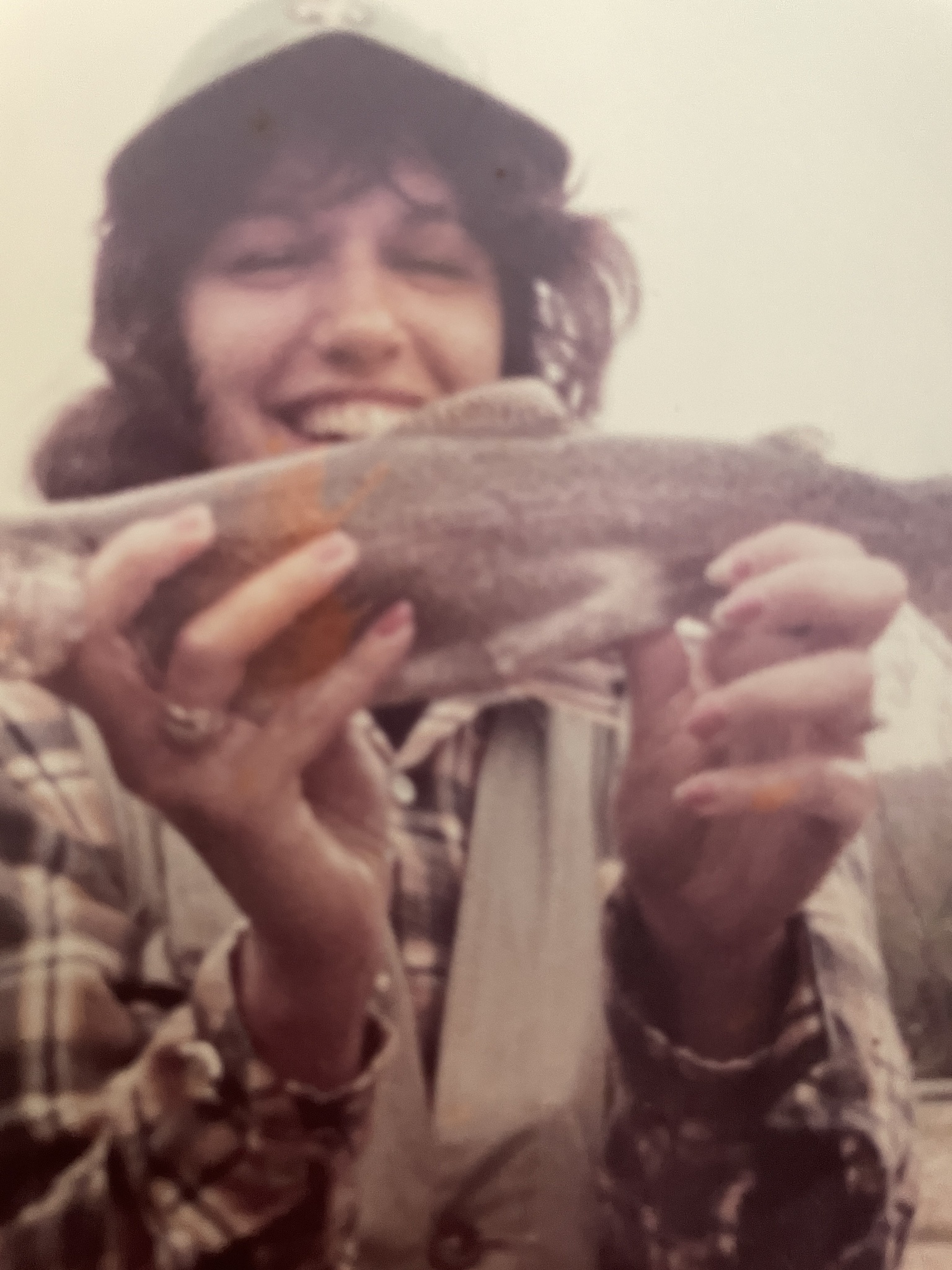 Throwback to my parents flyfishing in the 70s