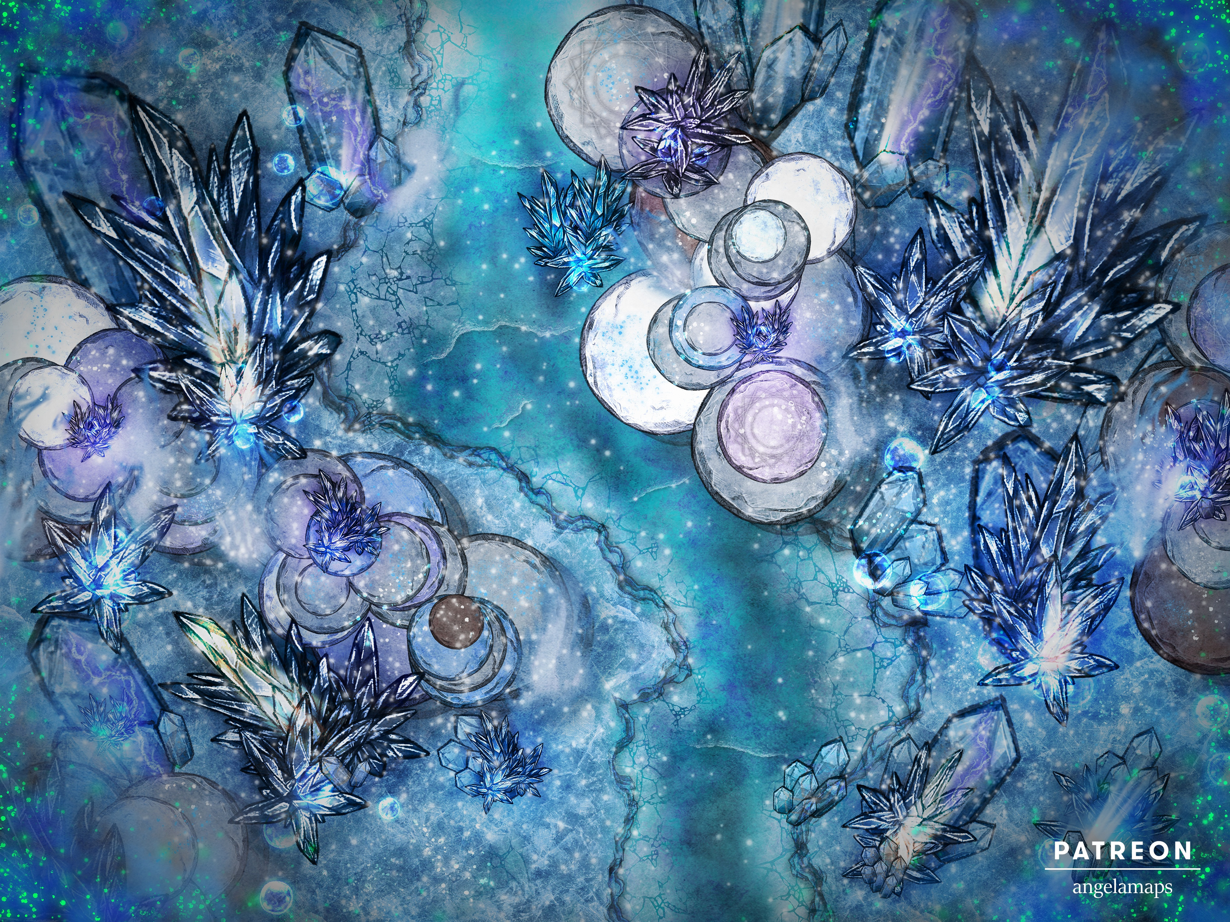 Only 4 Days Until Christmas! Enjoy This Stunning Crystal Ice Cavern Map from 2022!
