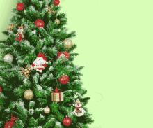 A Joyful Christmas Card Featuring a Beautiful Tree