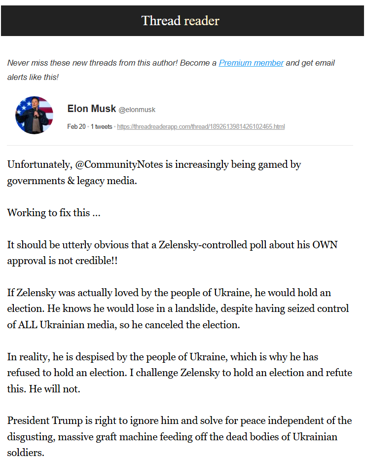 PROPAGANDA ALERT: Musk's Disturbing Attack on Ukraine's Democracy