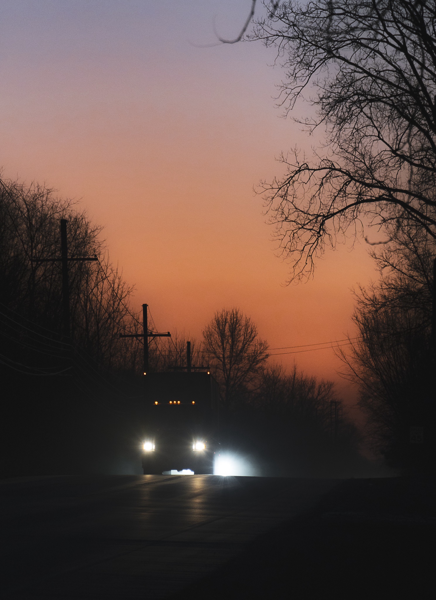 A Beautiful Sunrise Captured at 6:45 AM in Southern Michigan