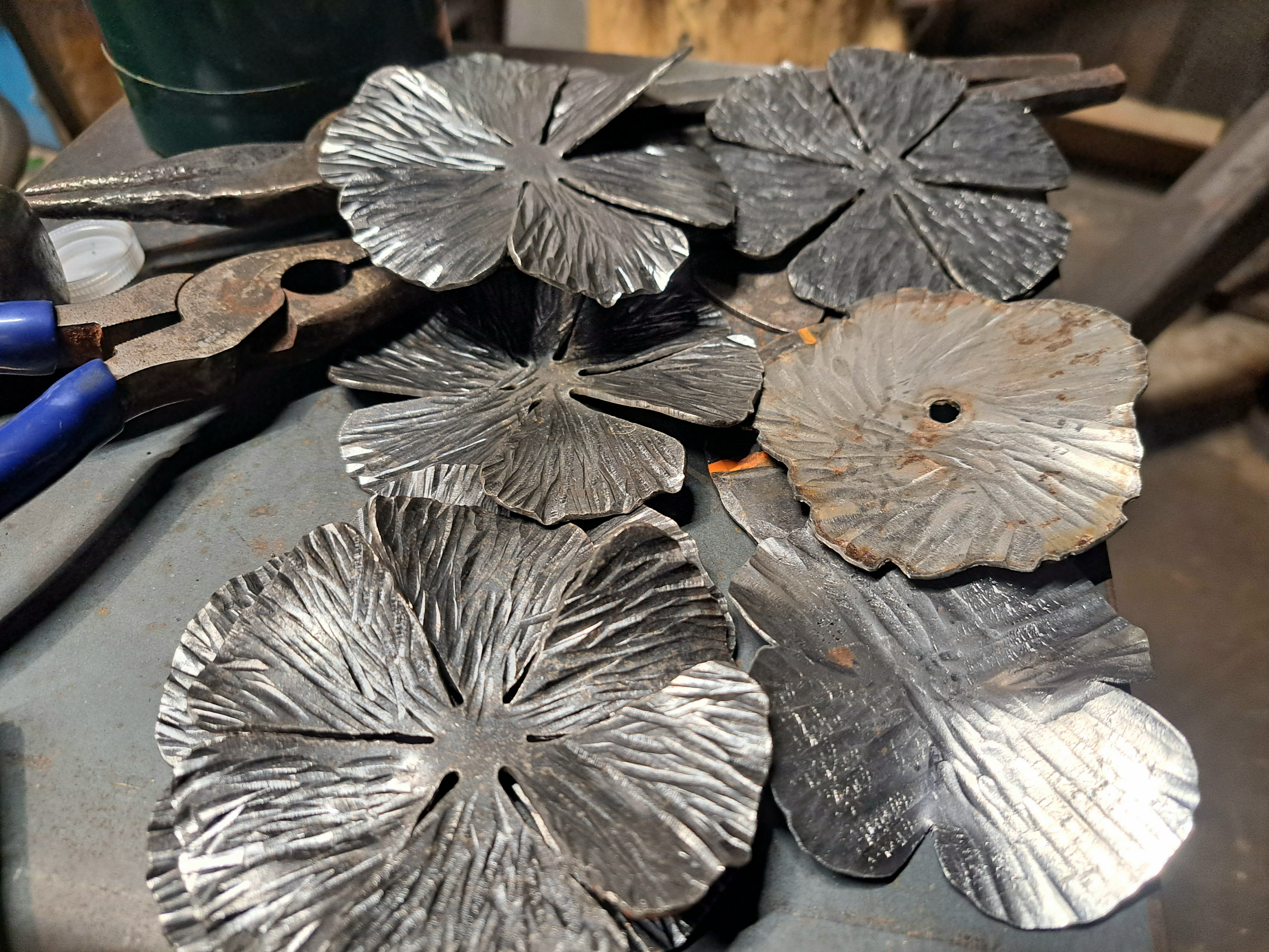 So Many Flowers Dropping from My Anvil Tonight! Excited for the Craft Fair This Saturday!