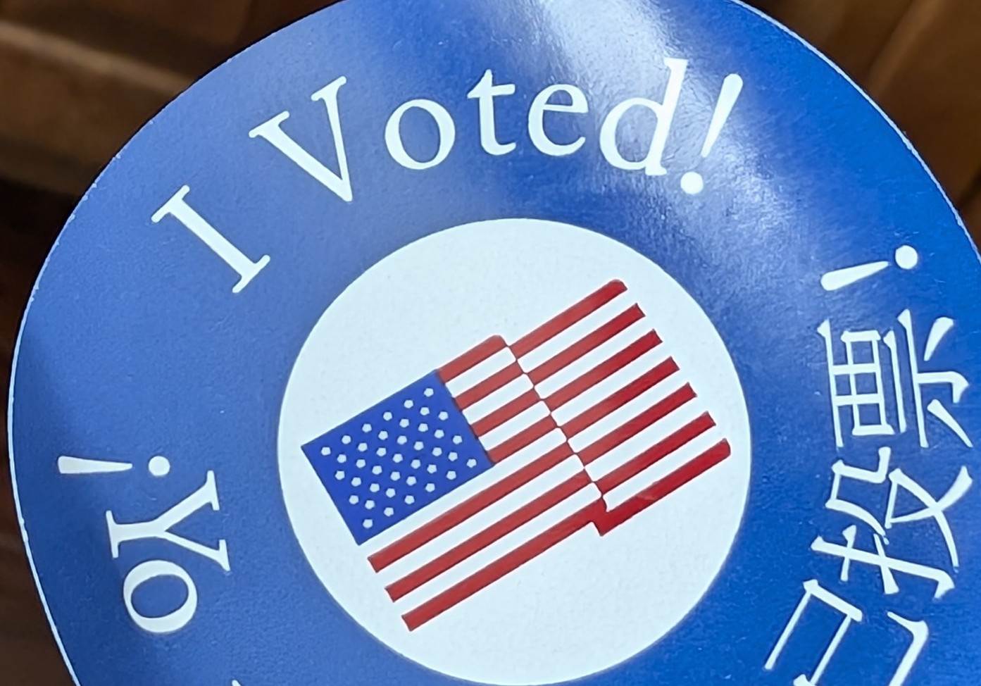 I Cast My Vote, and I'm Proud of It!
