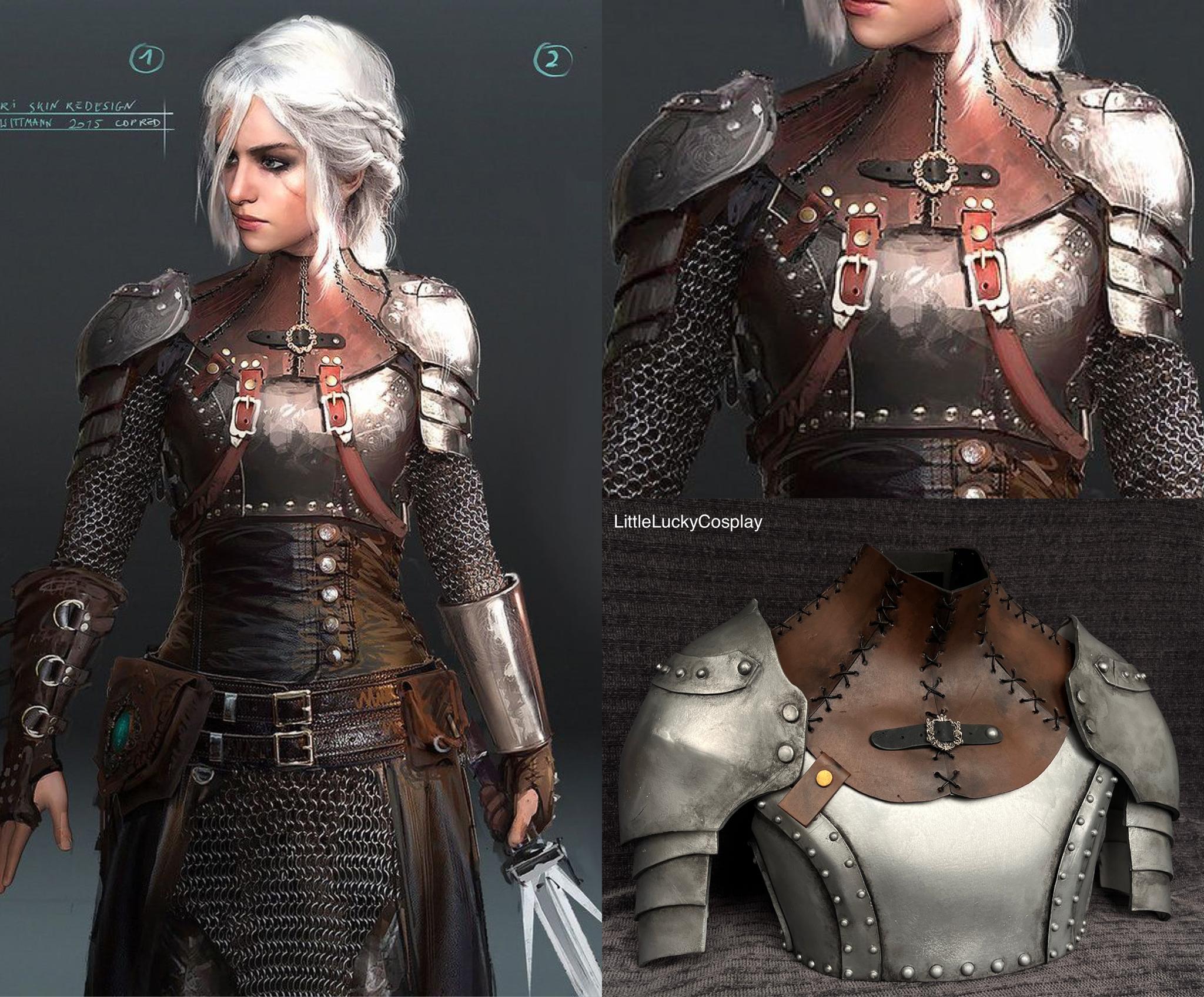 Armored Ciri Cosplay Progress Update: Crafting the Pauldrons