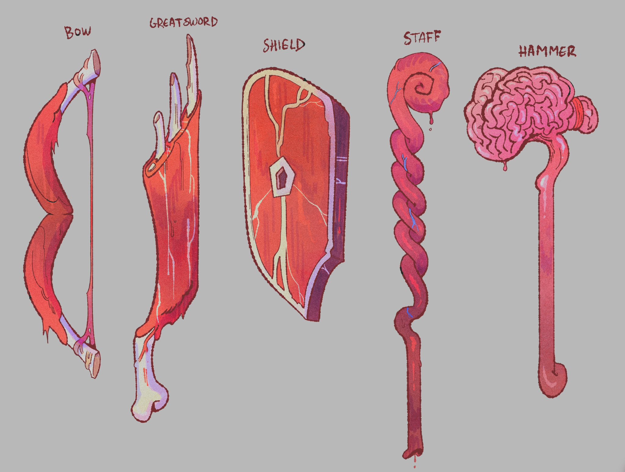 Unleashing My Inner Warrior with Meat Weapons!