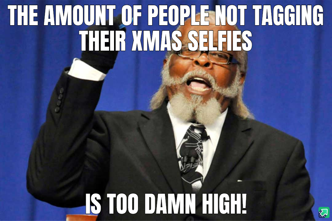 Not Interested in Christmas Selfies