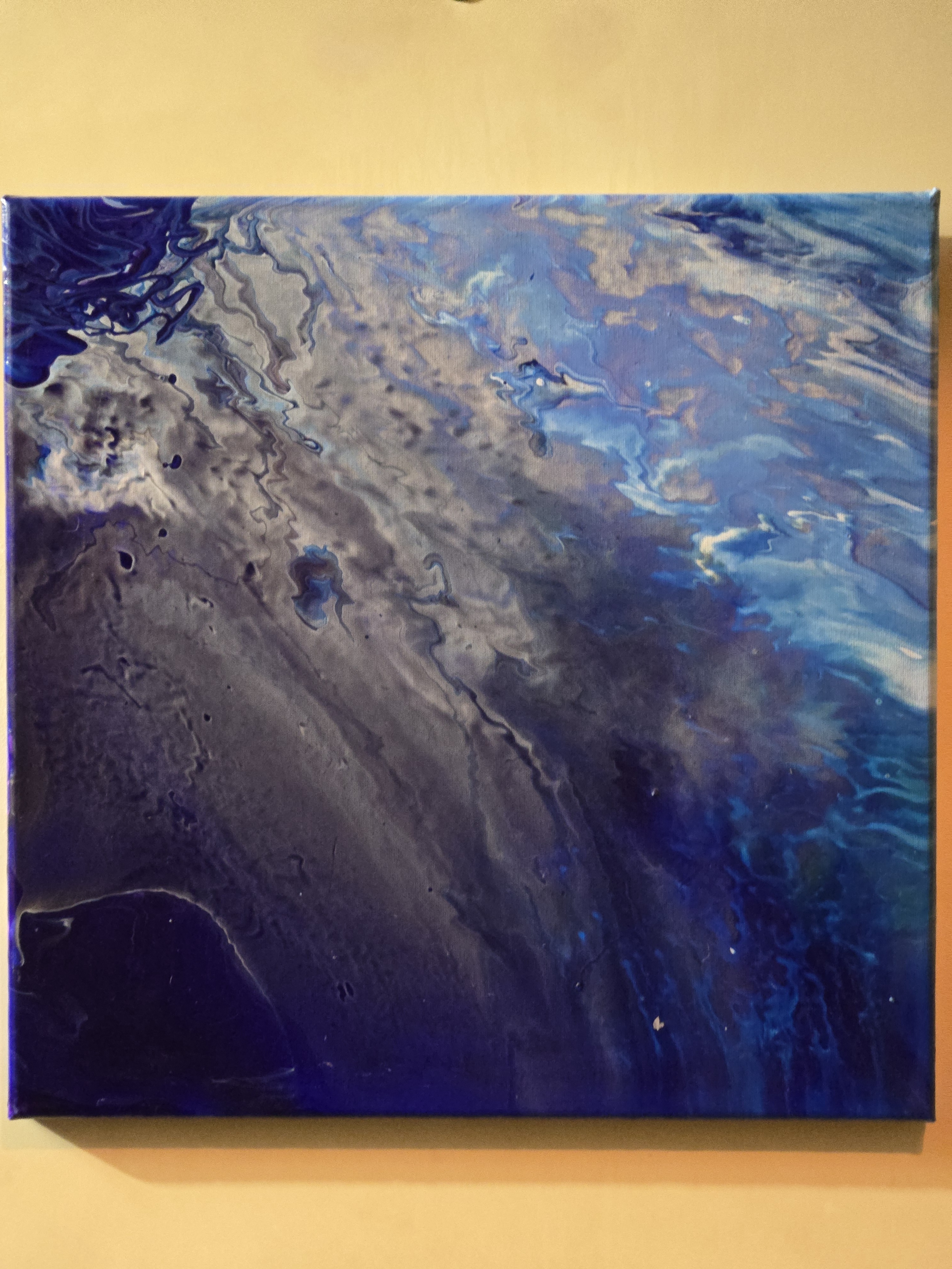 Creative Chaos: The Art of Pour Painting in an Artist's Loft