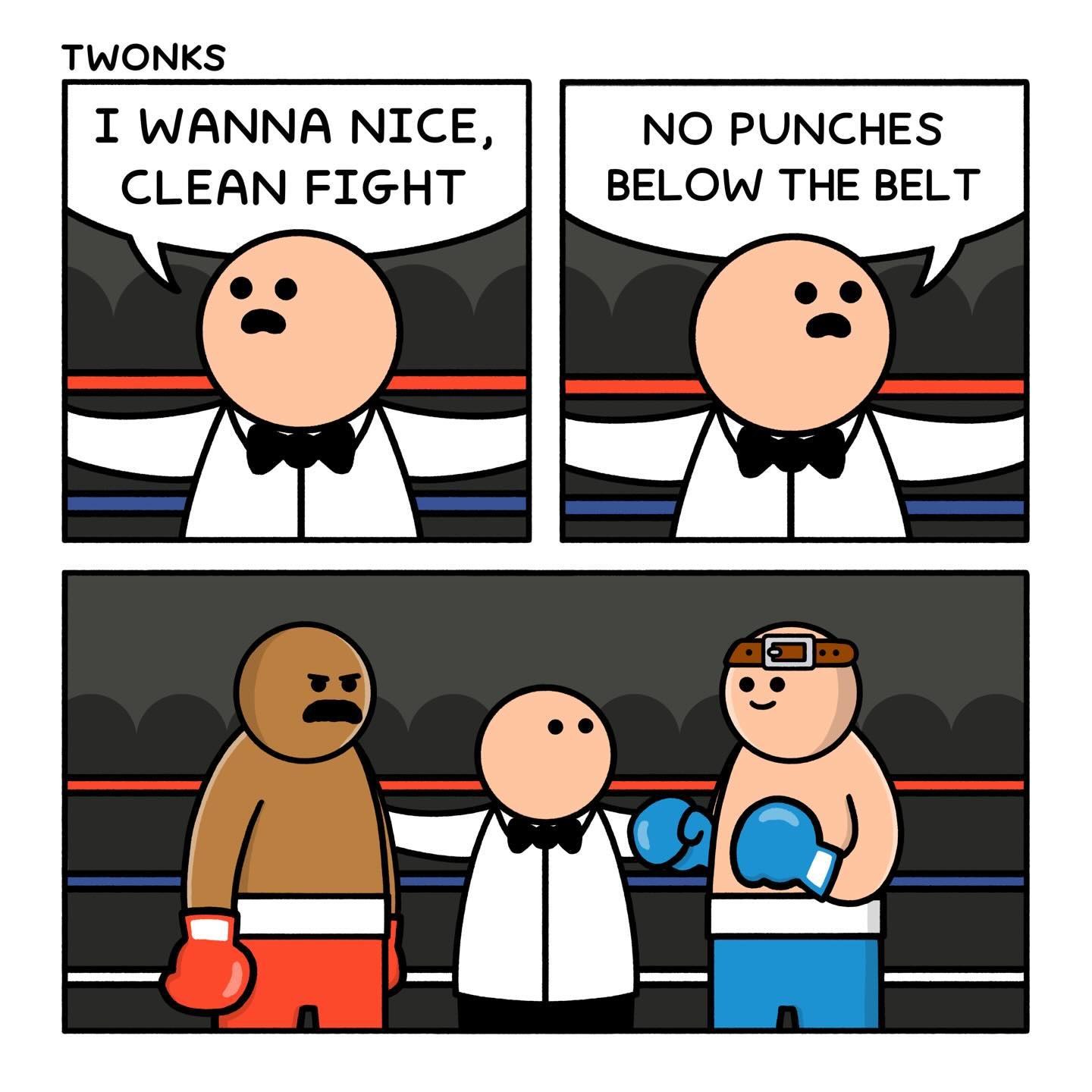 Would You Really Hit a Guy with Glasses?