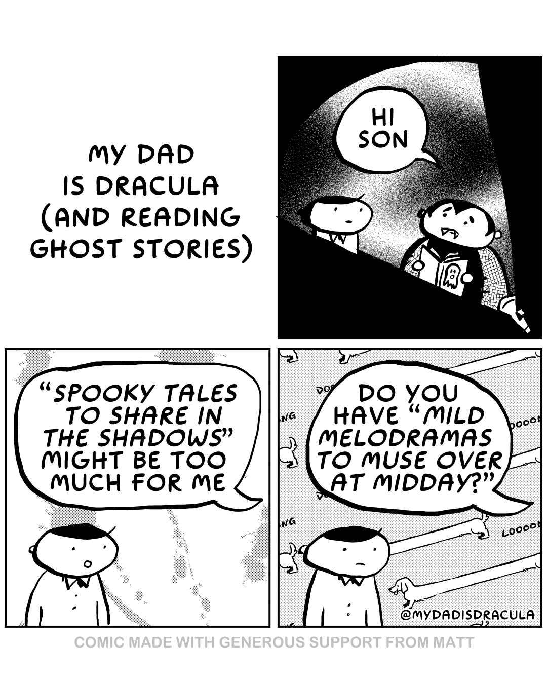 My Dad, the Vampire: Enjoying Ghost Stories Together