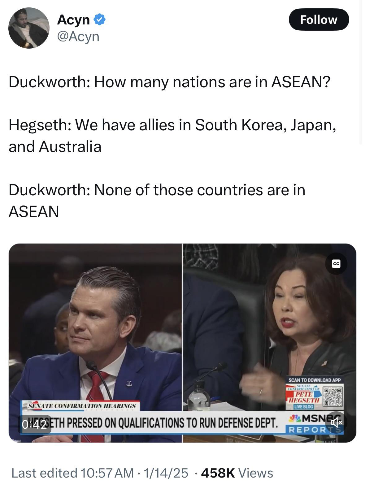 Duckworth Strikes Again with Another Win