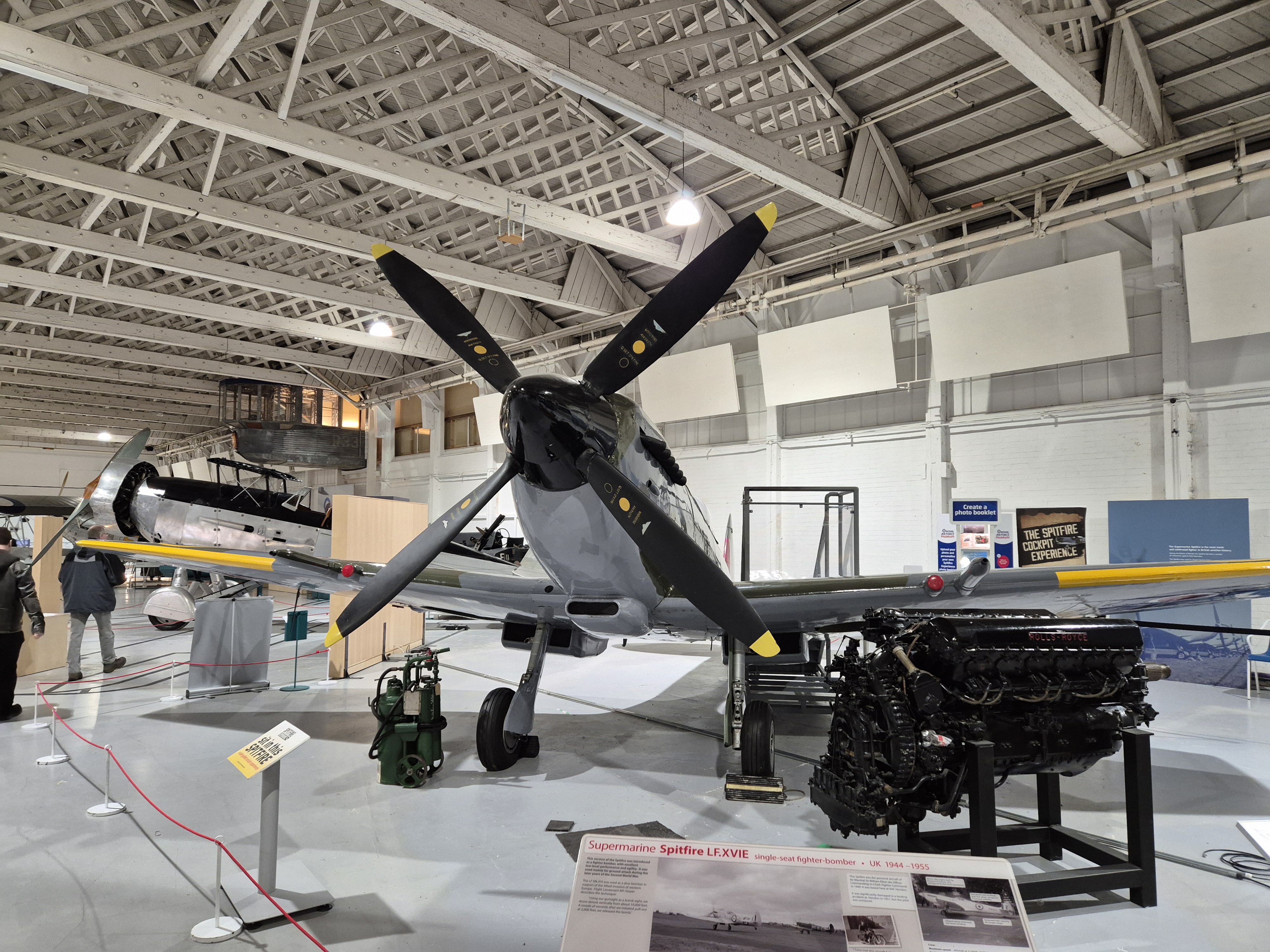 Exploring aviation history with the Spitfire and Typhoon at Hendon Air Museum.