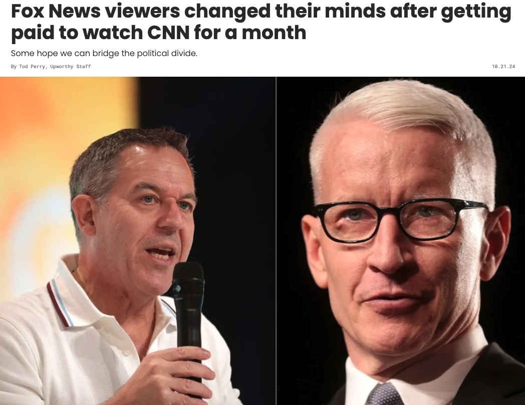 Fox News Viewers Got Paid to Experience CNN and Changed Their Minds