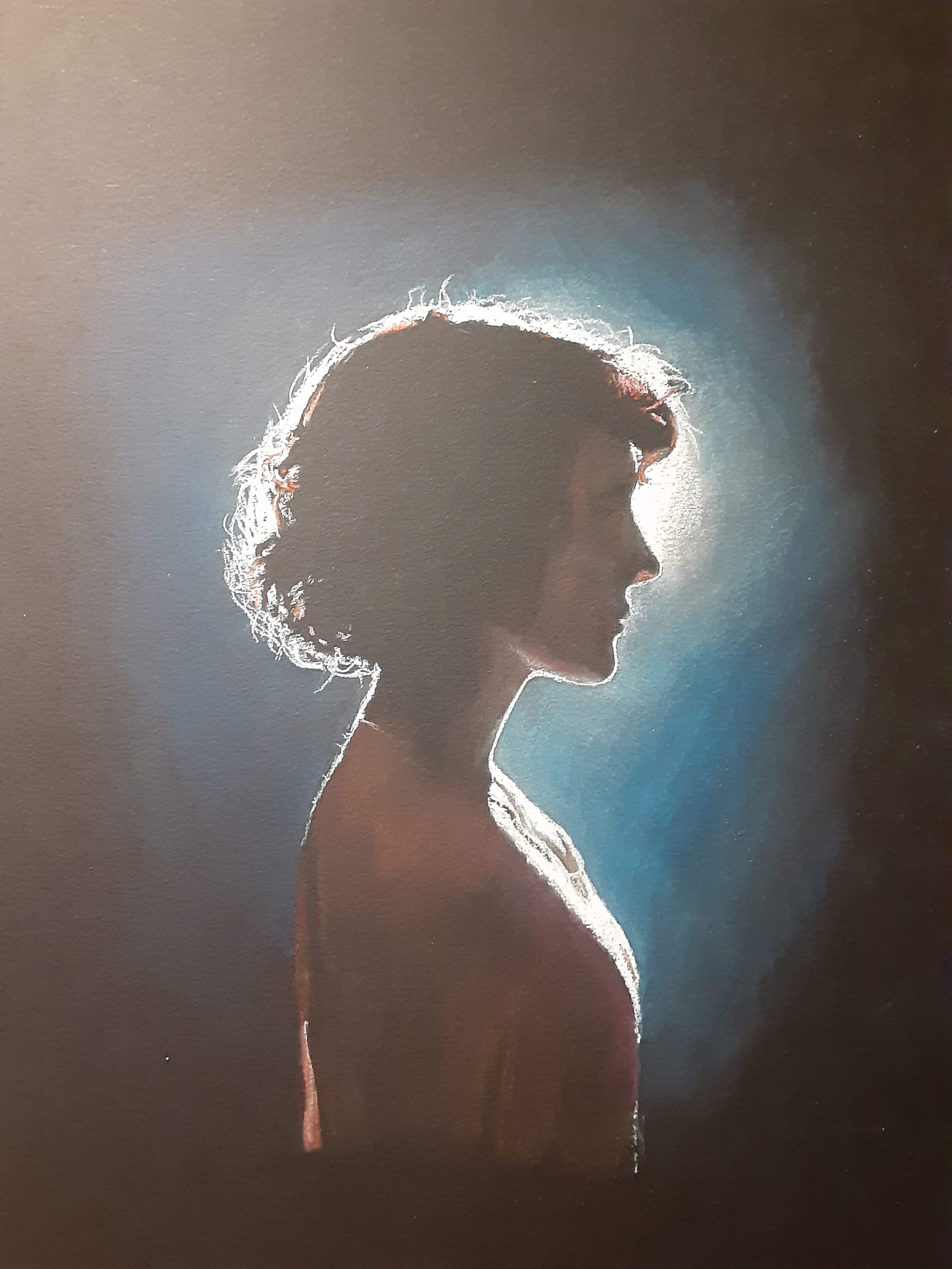 Pastel Portrait of a Woman