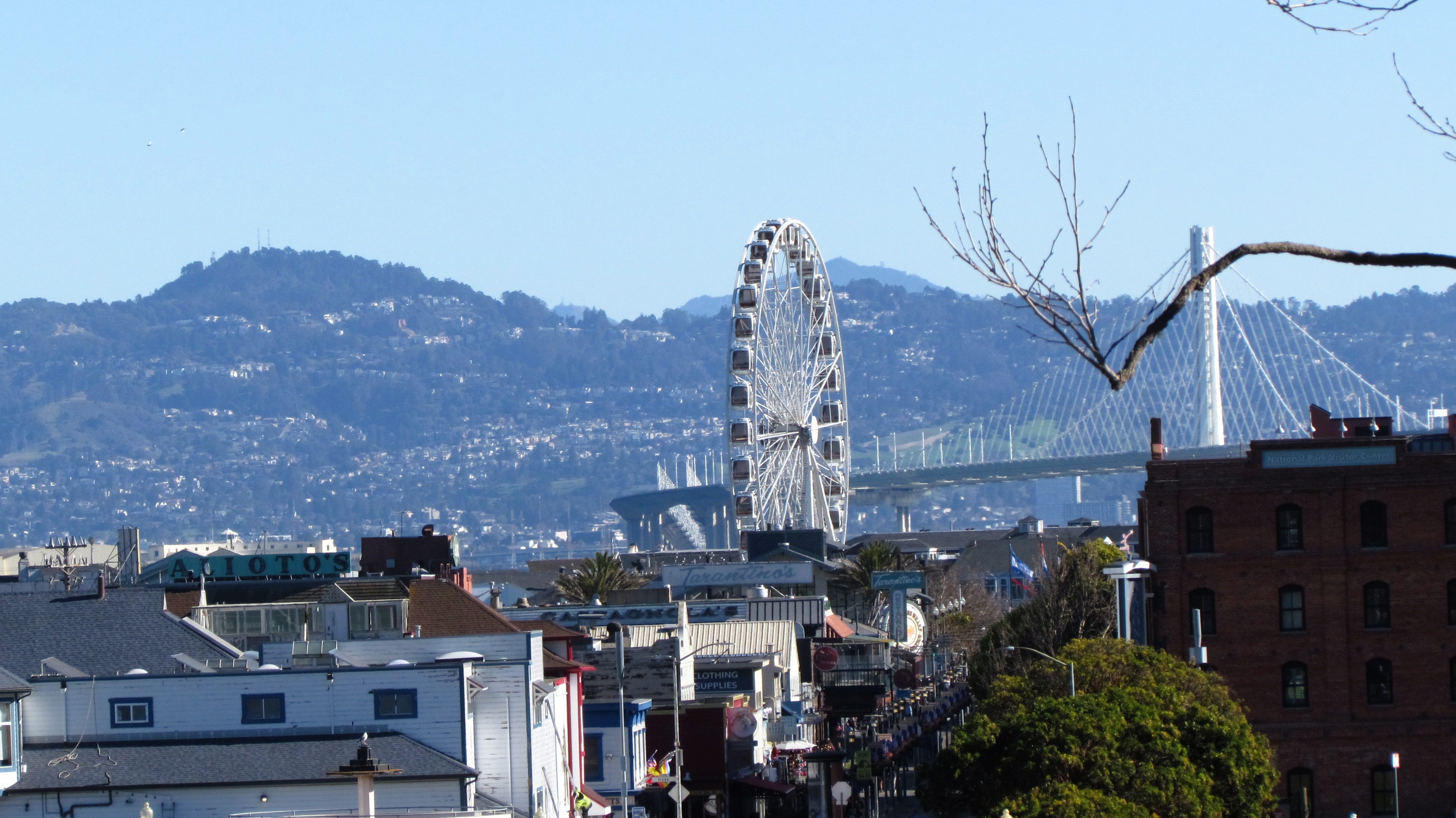 Breathtaking Views: Crystal Clear Air and Mt. Diablo 38 Miles Away!