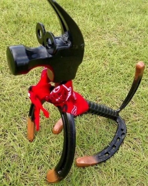 Meet the Recycled Canine: A Creative Twist!