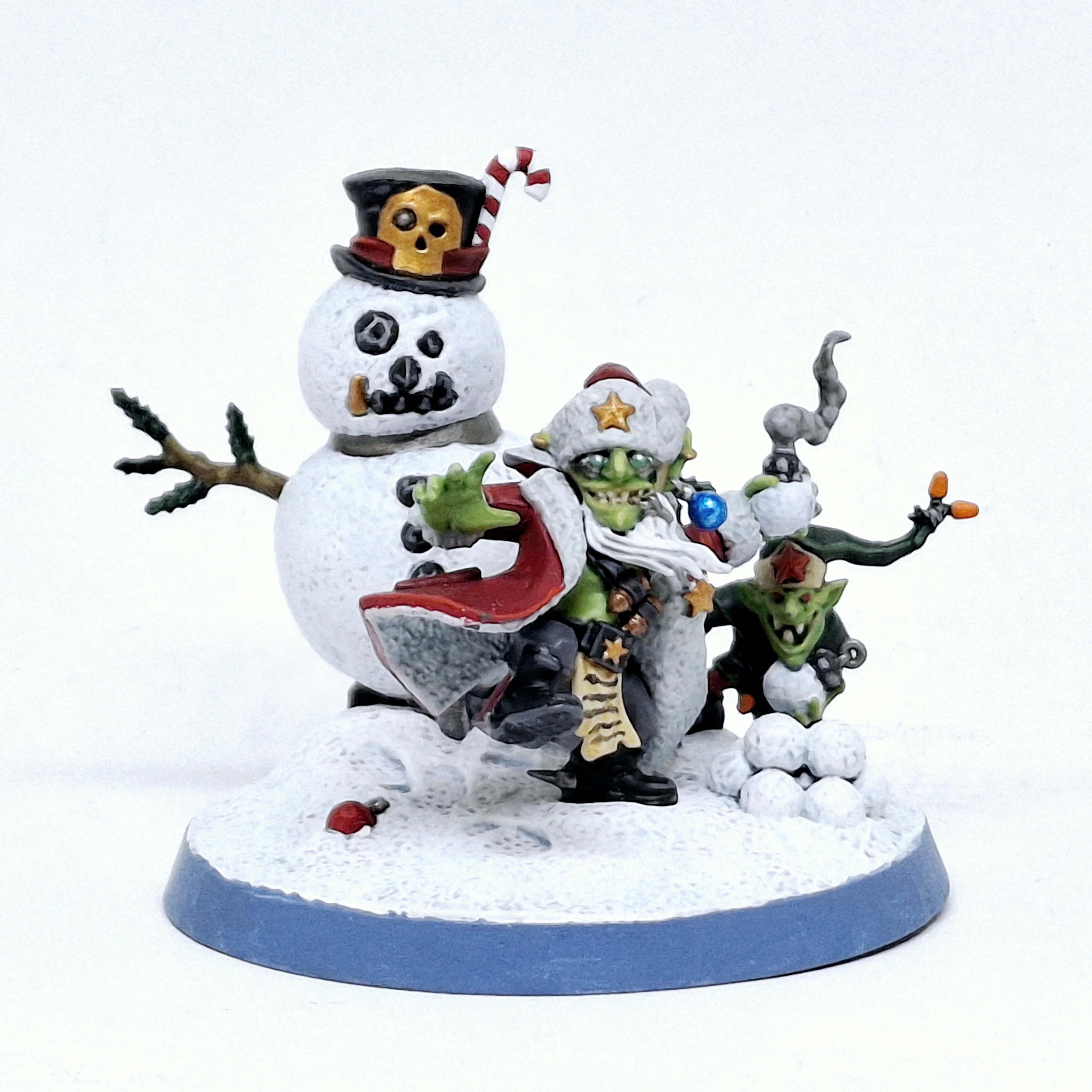 Introducing Da Red Gobbo's A-Bomb-Inable Snowman: A quirky character!