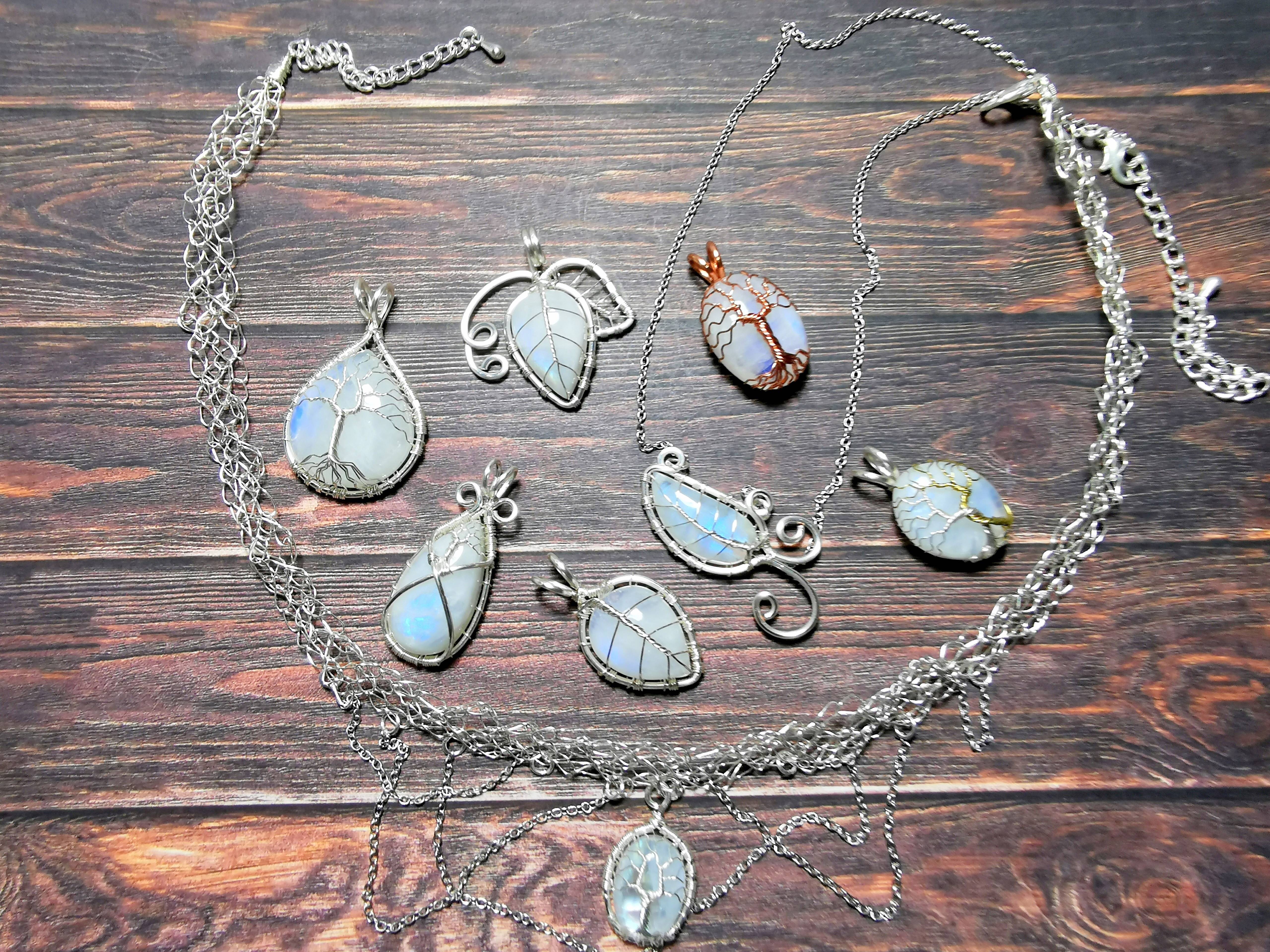 Crafting Magic: My Elven Jewelry Made with Wire and Moonstones