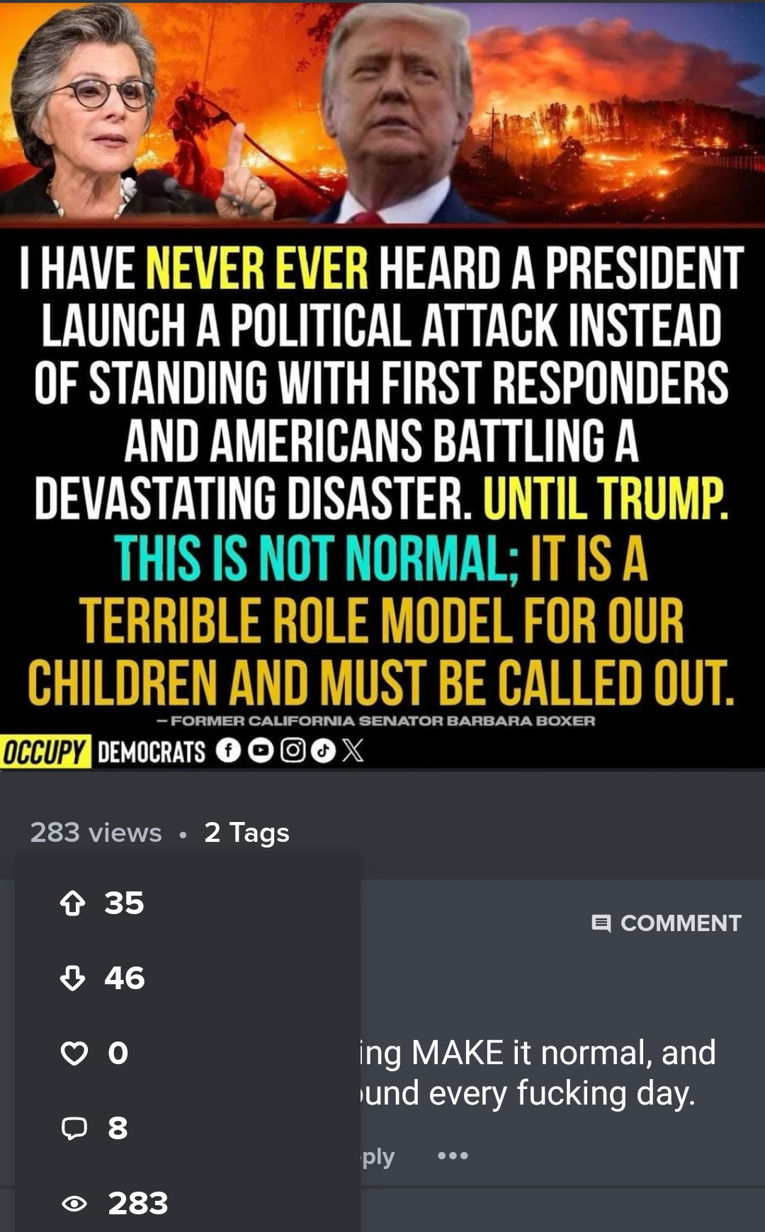 I'm done... MAGA has taken over Imgur, and it's just not the same.