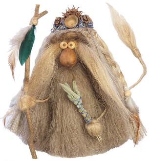 Sage Spirit Troll Bestows Blessings on Your Acorns!
