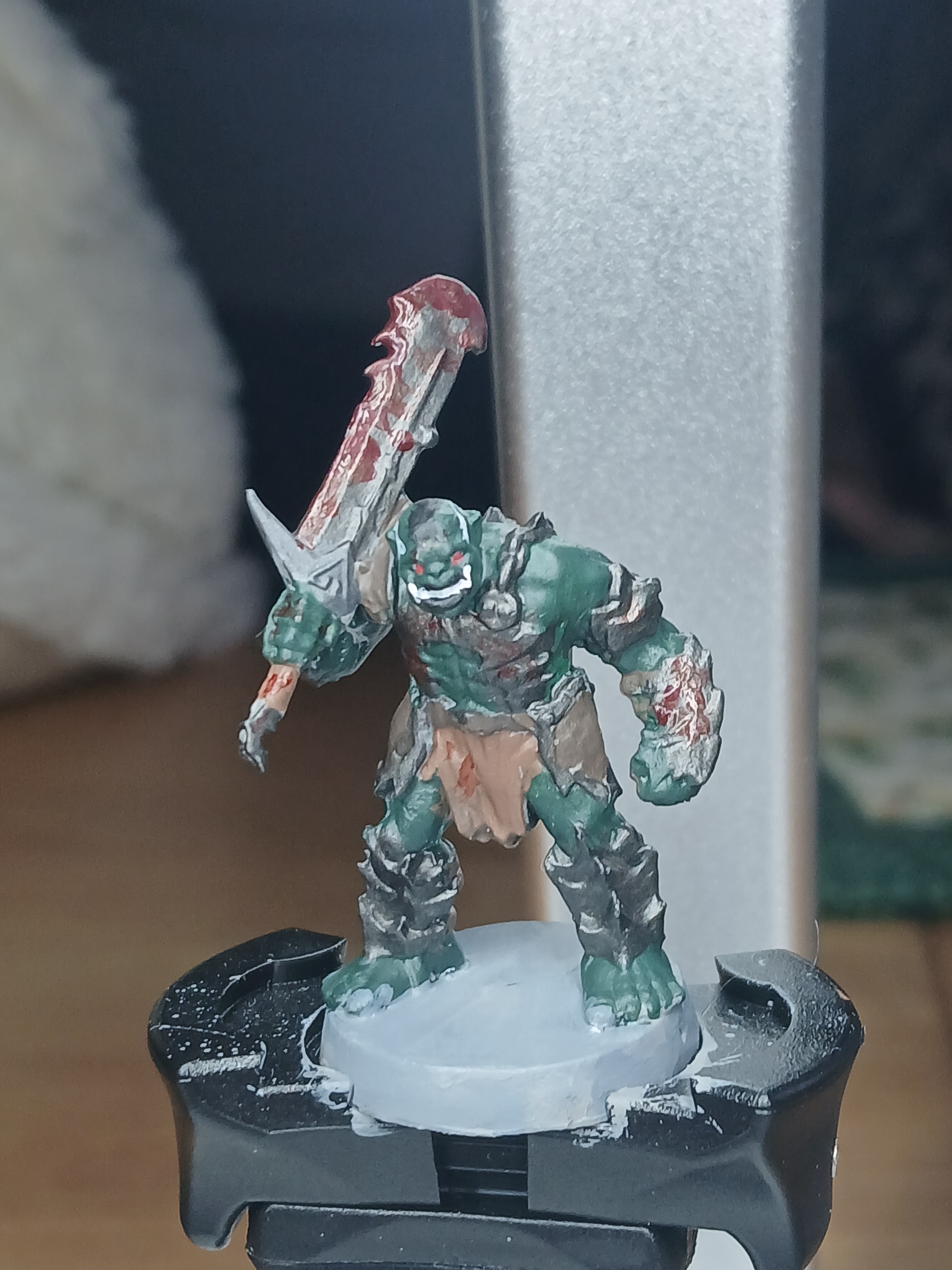 First miniature painting completed—turned out pretty good!