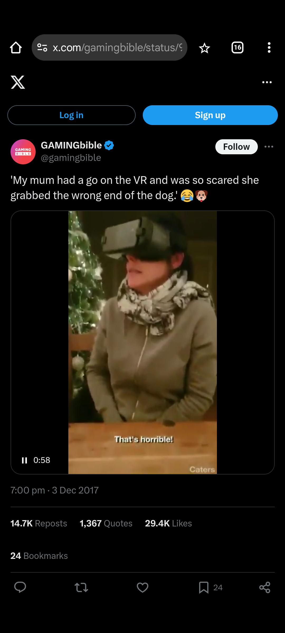 VR Mom's Hilarious Dog Mix-Up