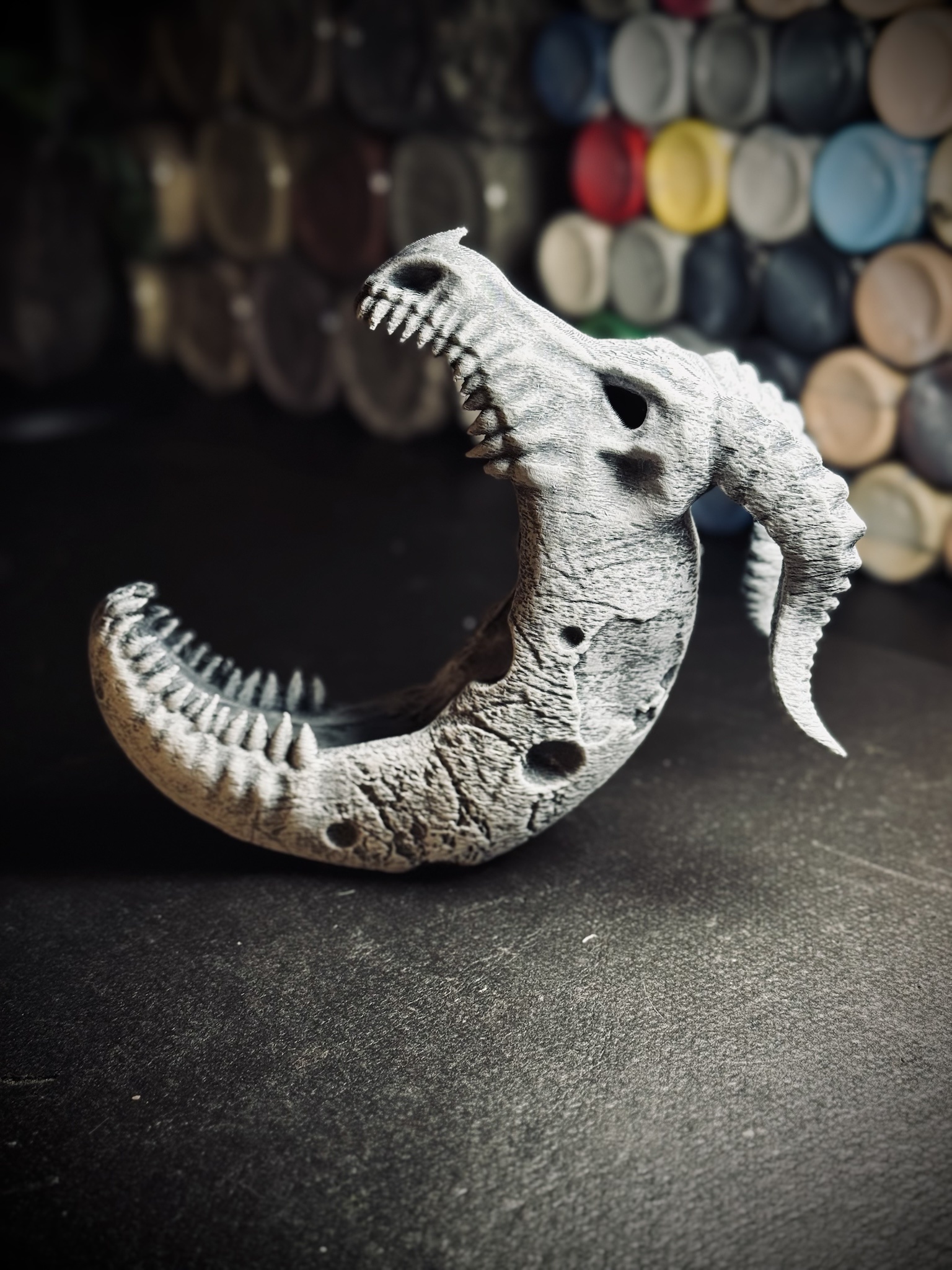 Introducing the 3D Printed 'Dragon Moon' - Get Your Free STL File!