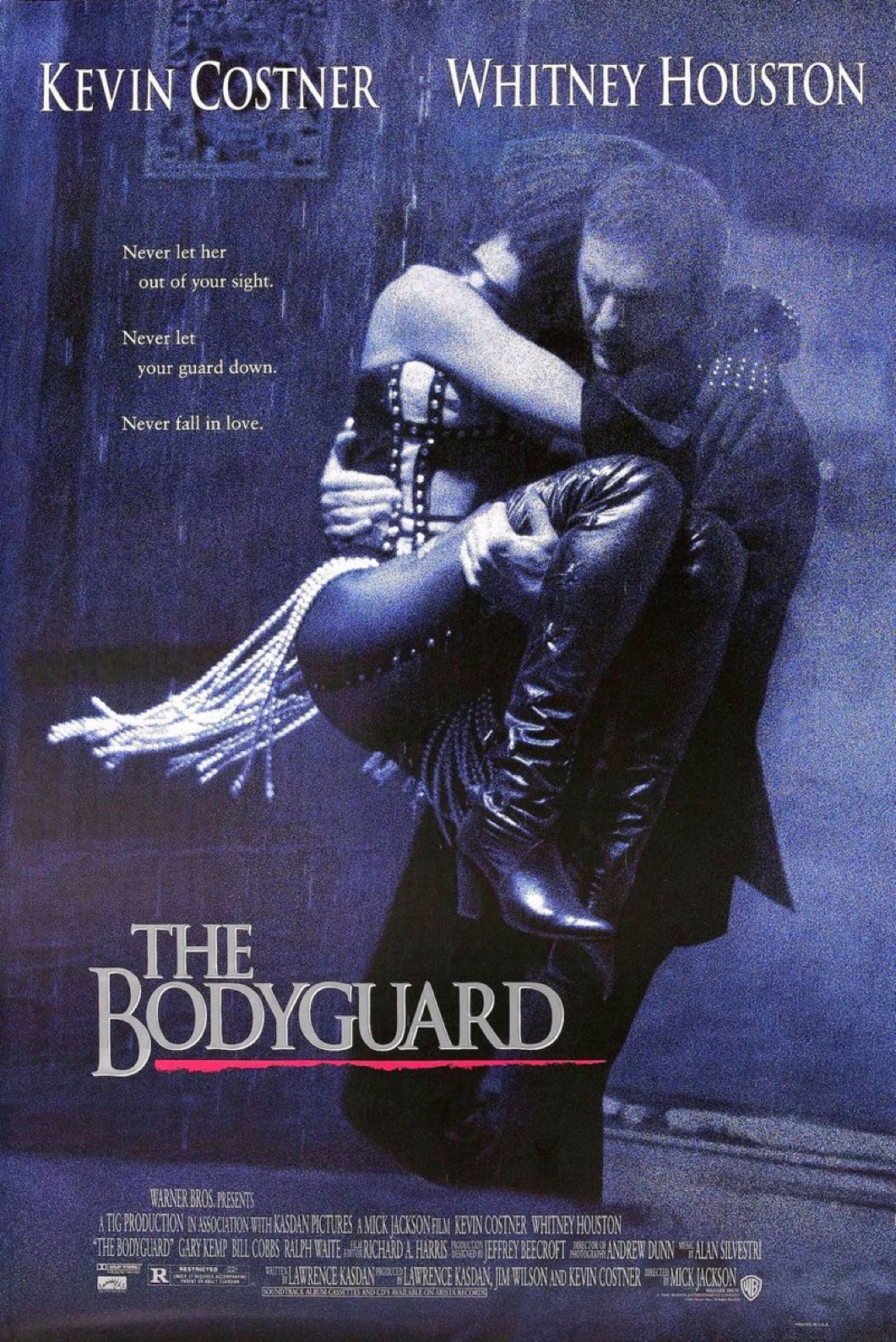 Celebrating 32 Years of 'The Bodyguard' Starring Kevin Costner and Whitney Houston Since Its Premiere on November 25, 1992