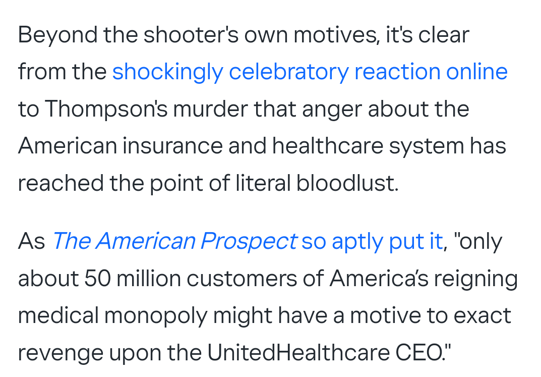 Americans and 'Literal Bloodlust': A Bold Statement on Society