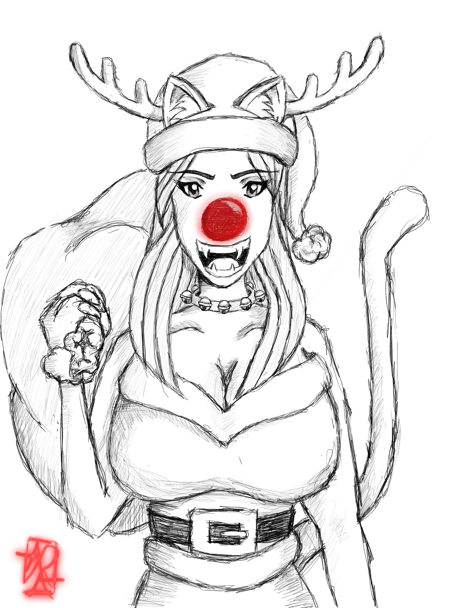 Day 143: Drawing Big Titty Catgirls Until I Find My Cosplay Waifu - Xmas Eve Special