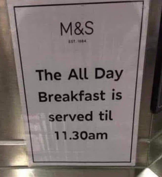 Why Can't We Have All-Day Breakfast Every Day?