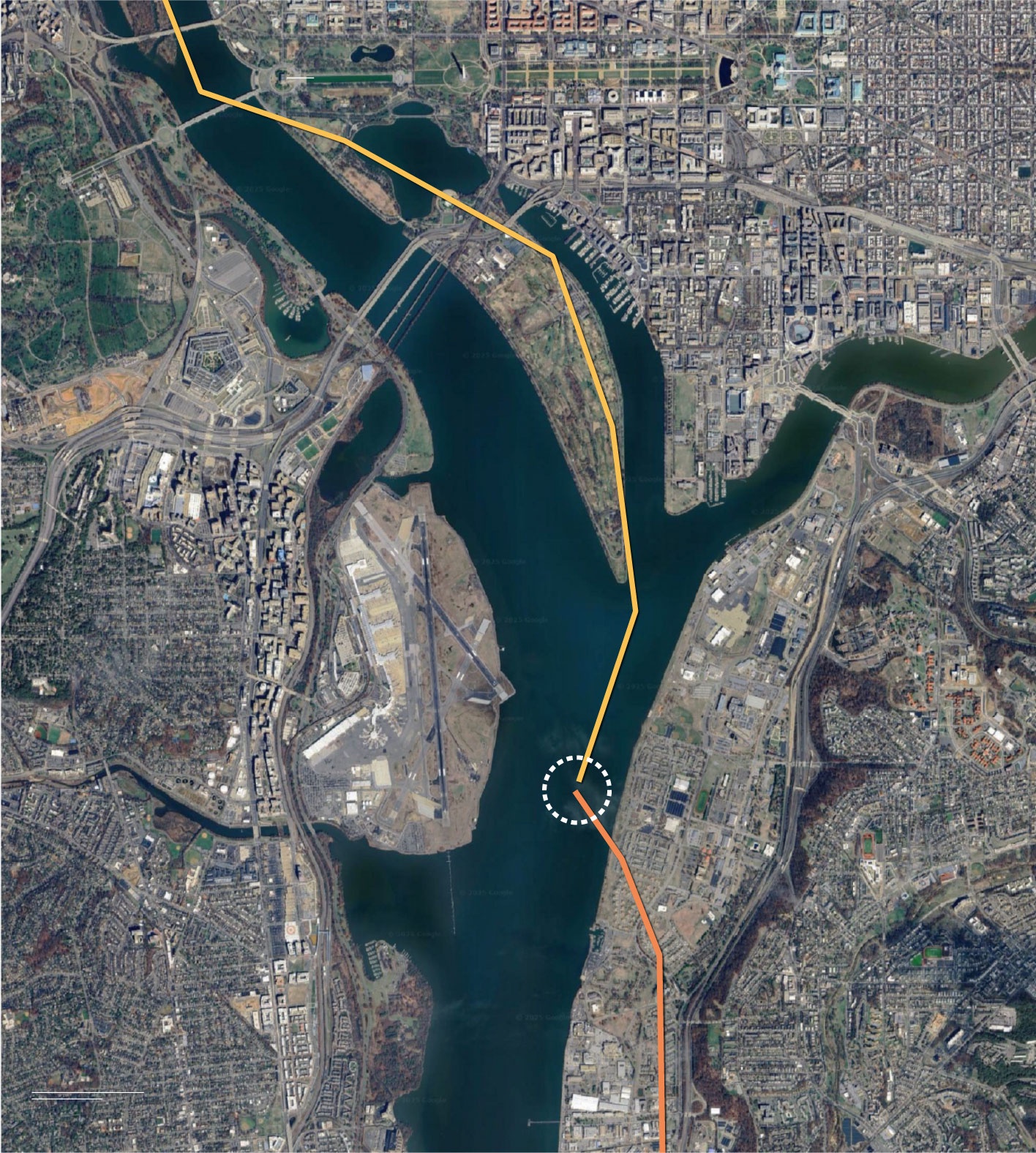 Collision Course: Mapping the Flight Paths Near Reagan Airport