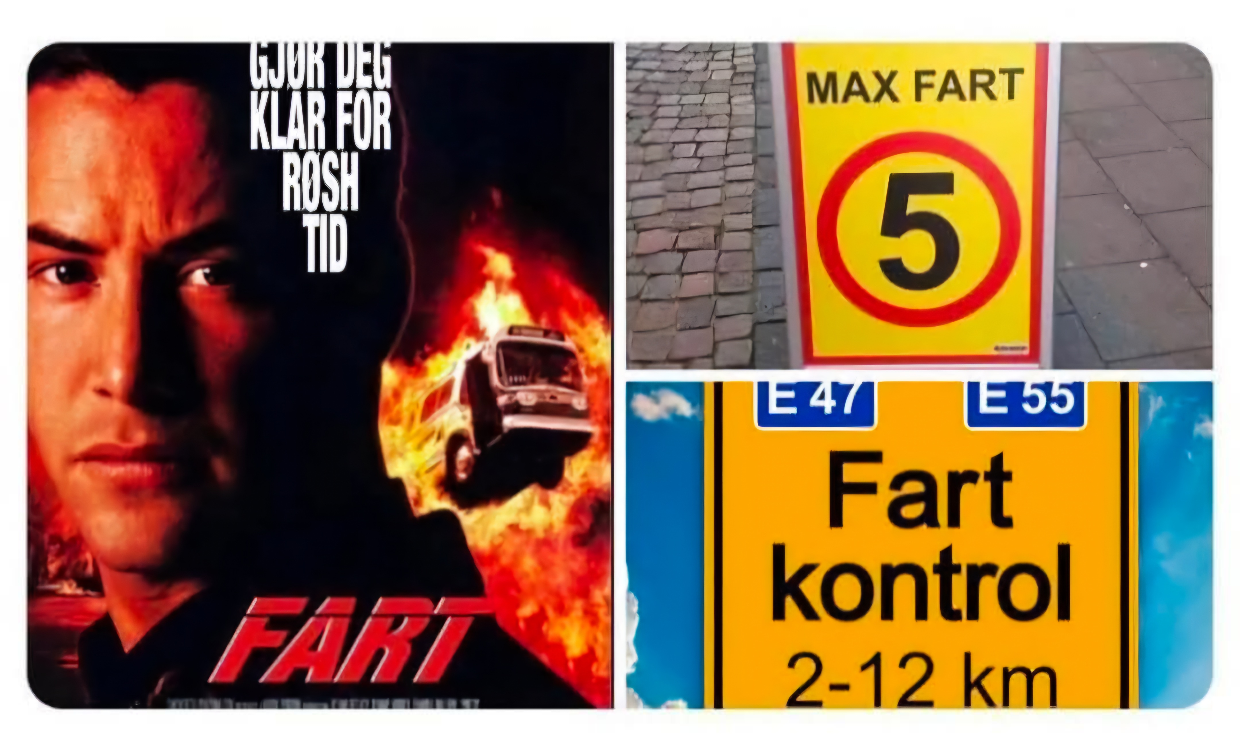 Today I discovered that in Swedish, 'speed' translates to 'fart.'
