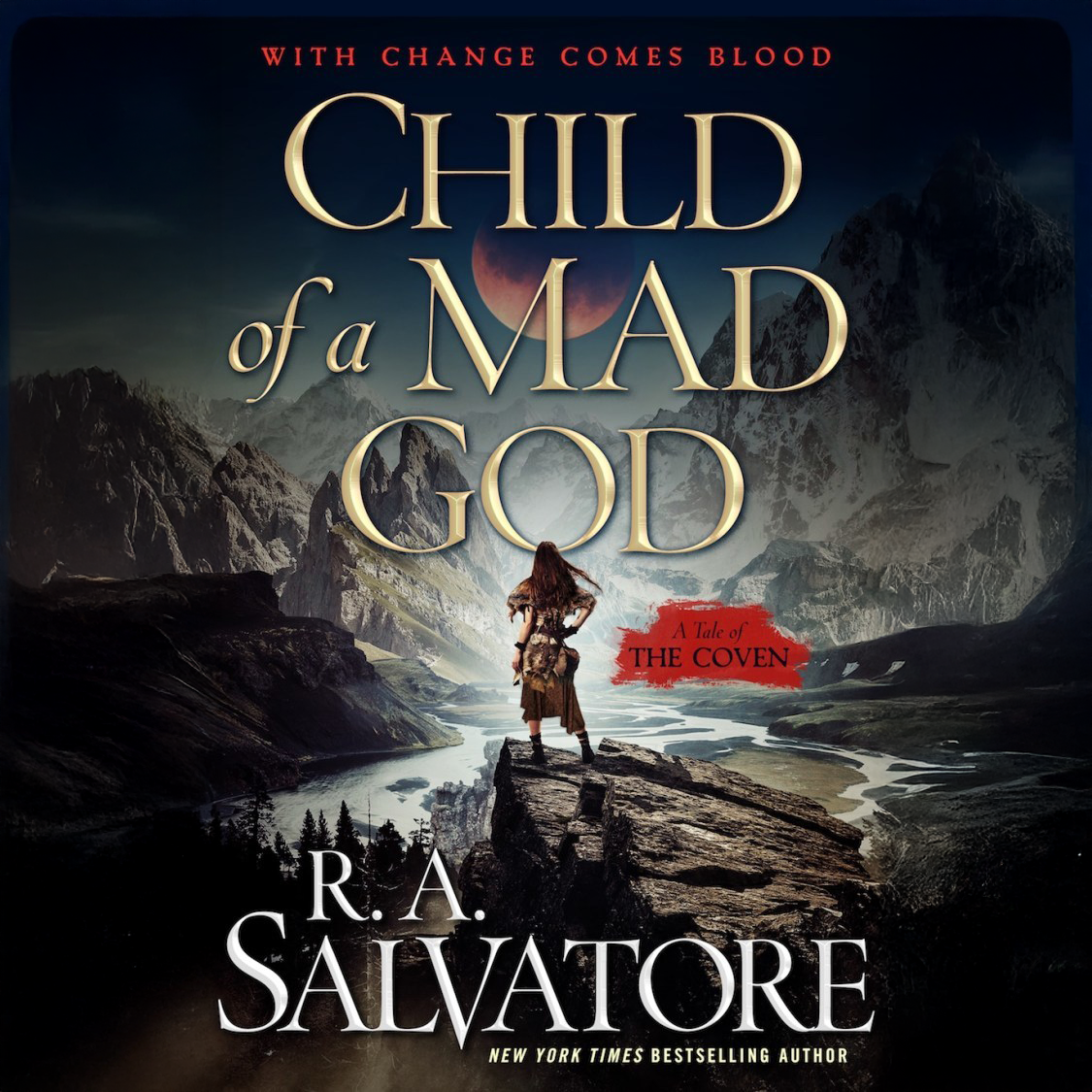 Exploring R. A. Salvatore's Captivating Coven Trilogy Audiobook Covers