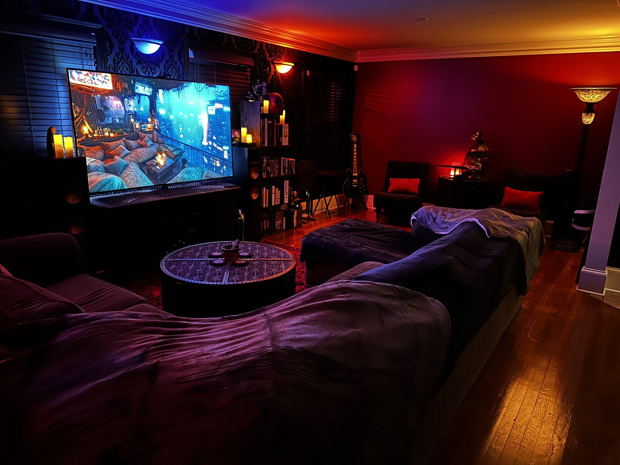 Swapping politics for horror films and cozy cuddles tonight!