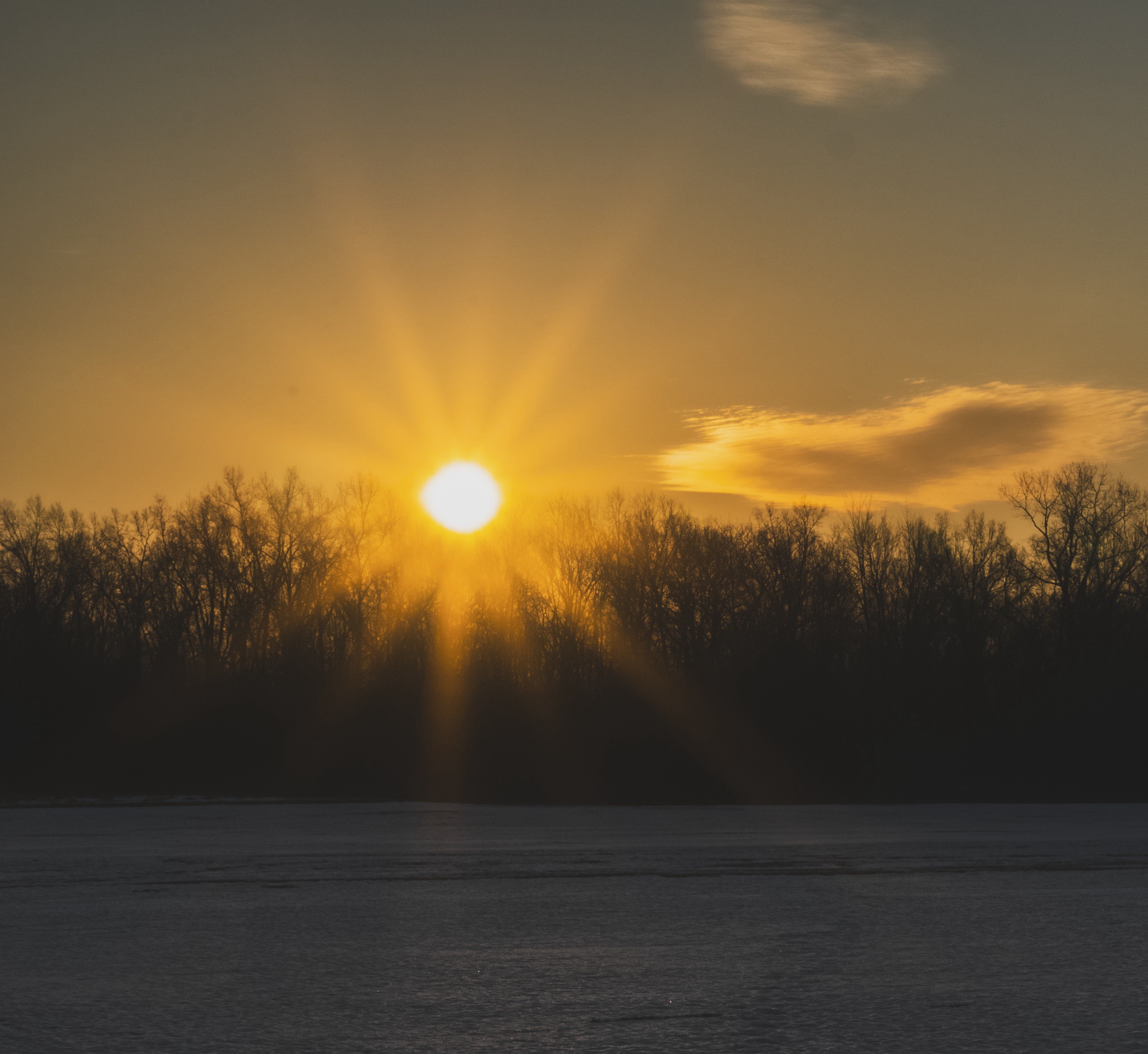 Tonight's Stunning Sunset Over Southern Michigan