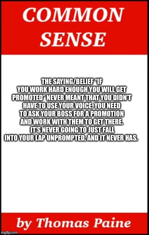 The saying has always been overly simplified