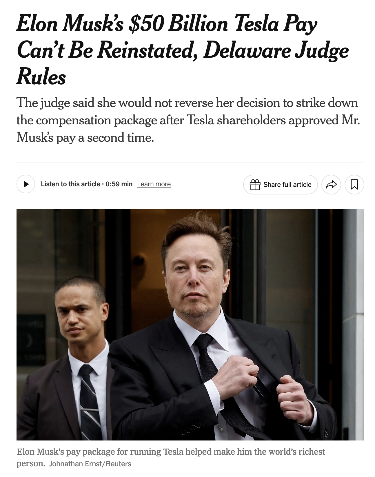 Musk's Plans Temporarily Foiled