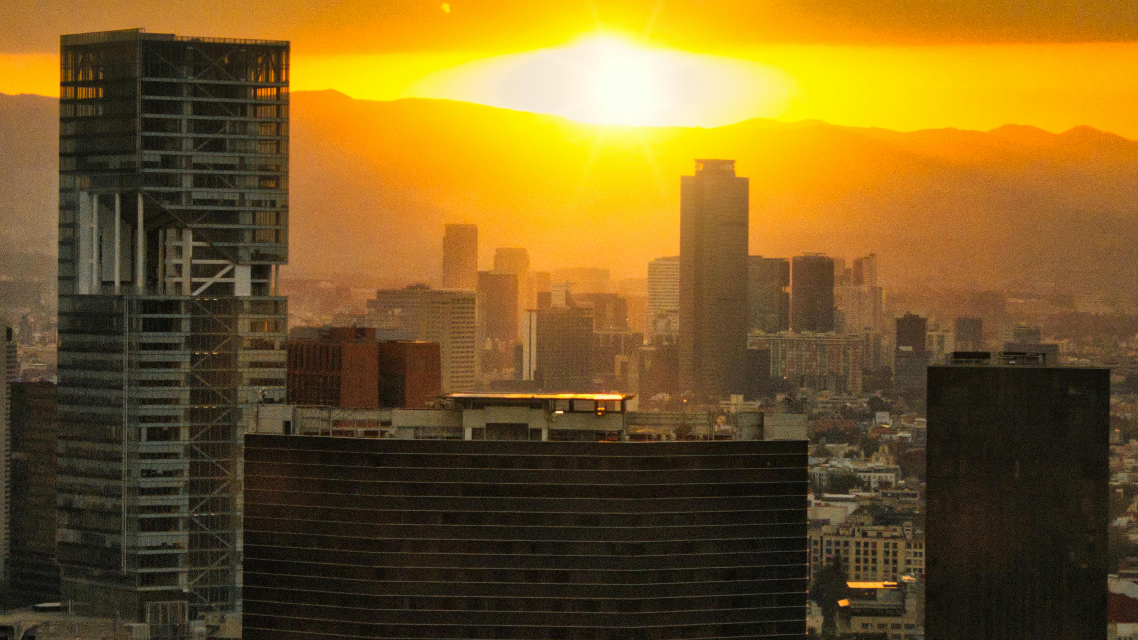 Basking in the Golden Hour of Mexico City