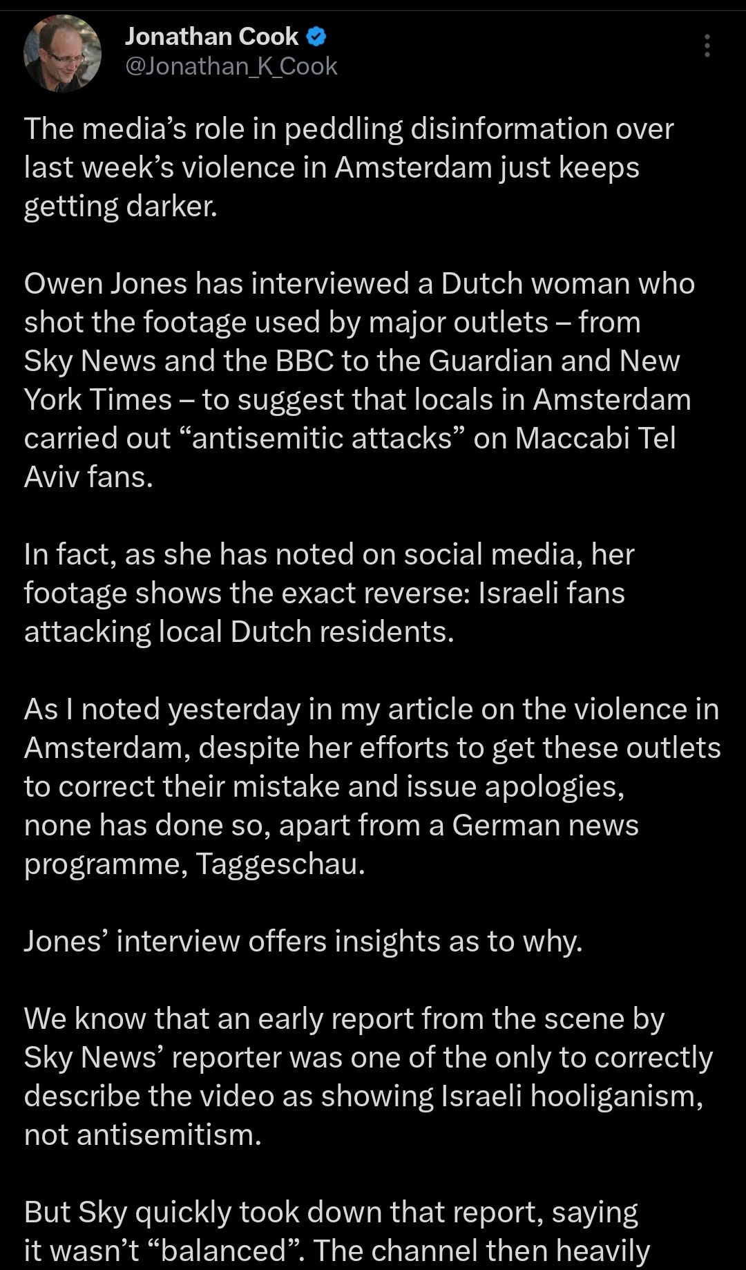 Despite undeniable evidence, the media sticks to their narrative. The only time they changed a story was to twist the truth.