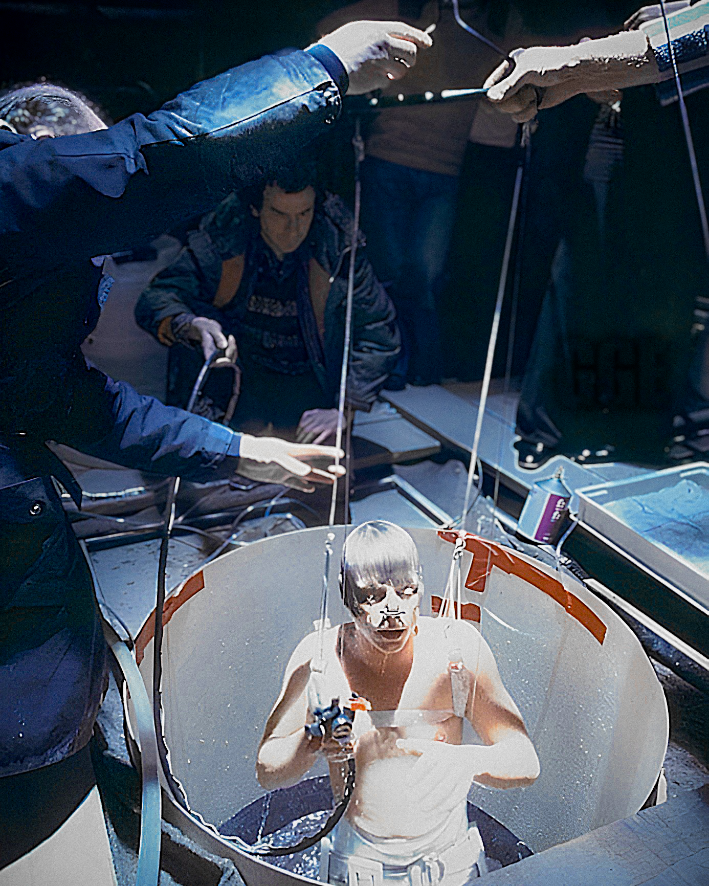 Behind the Scenes with Mark Hamill in the Iconic Bacta Tank from The Empire Strikes Back