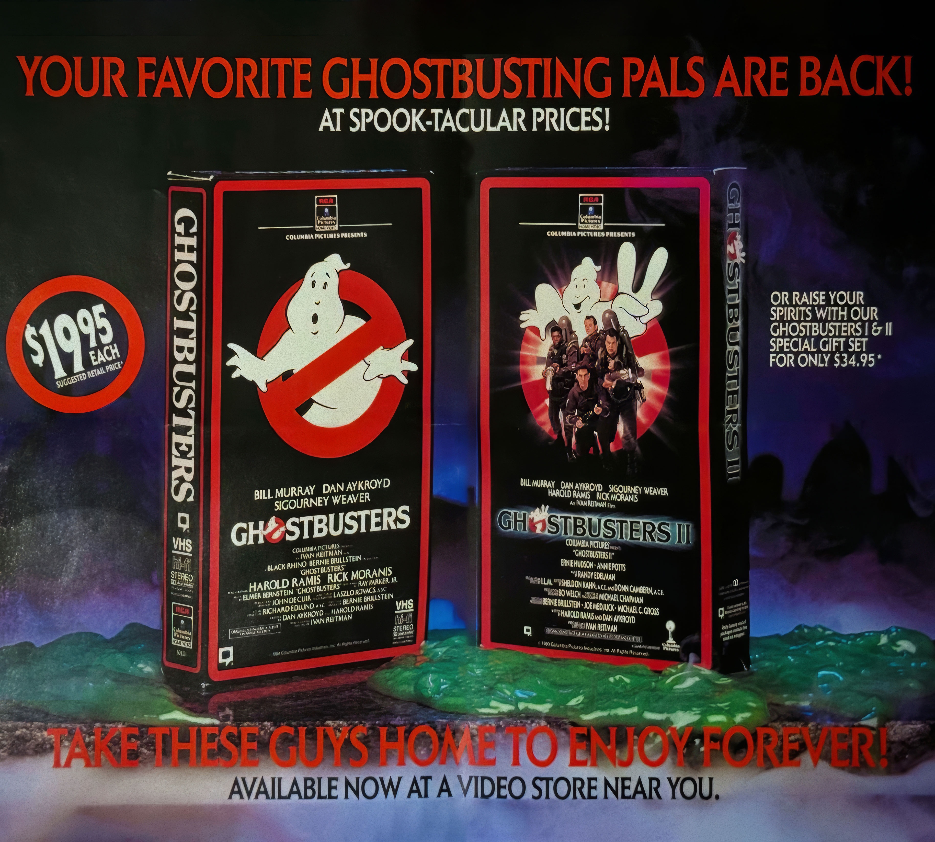 A Blast from the Past: Ghostbusters Home Video Ad from the 80s