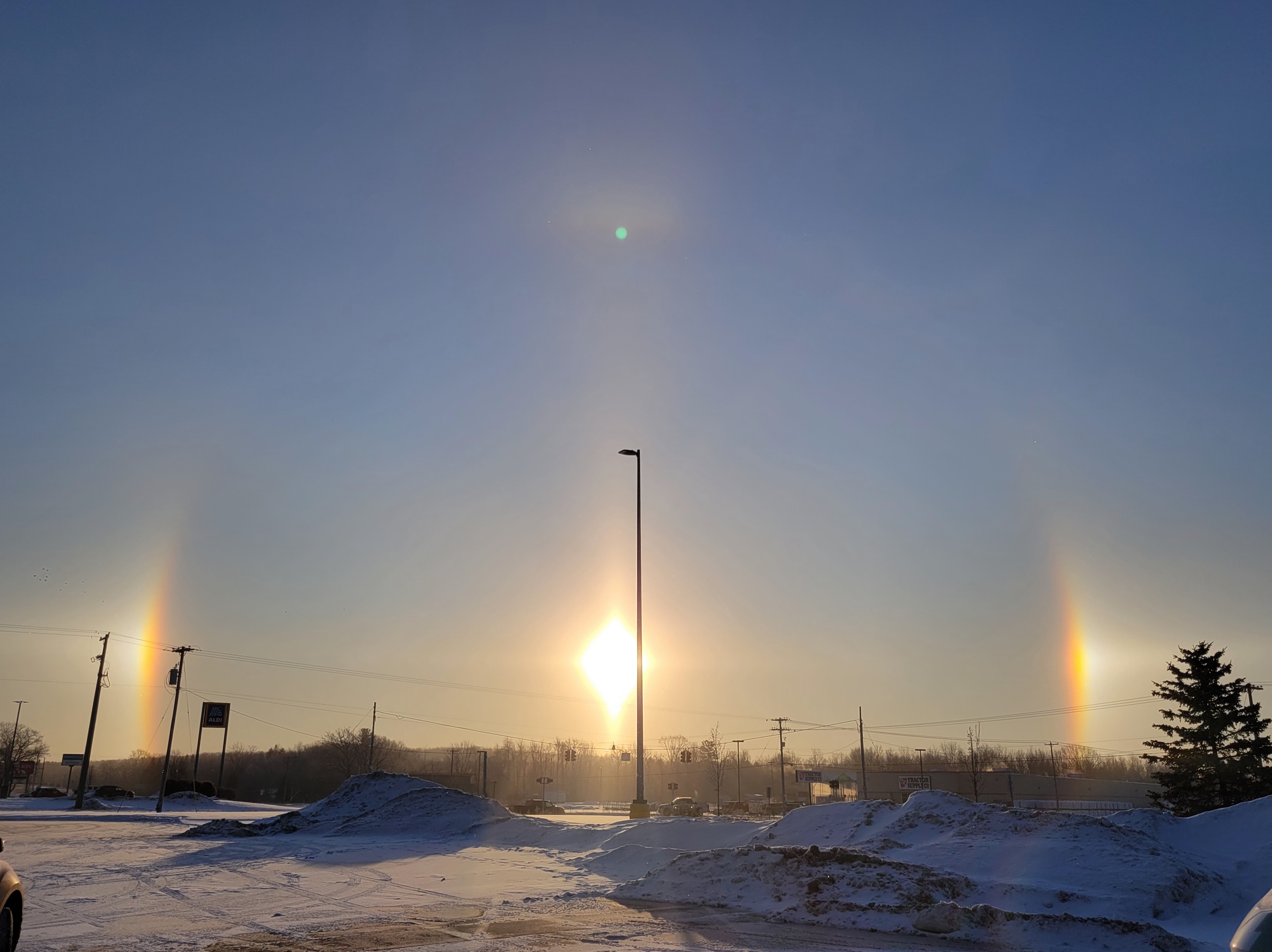 Witnessing a Rare Partial Sun Halo for the First Time